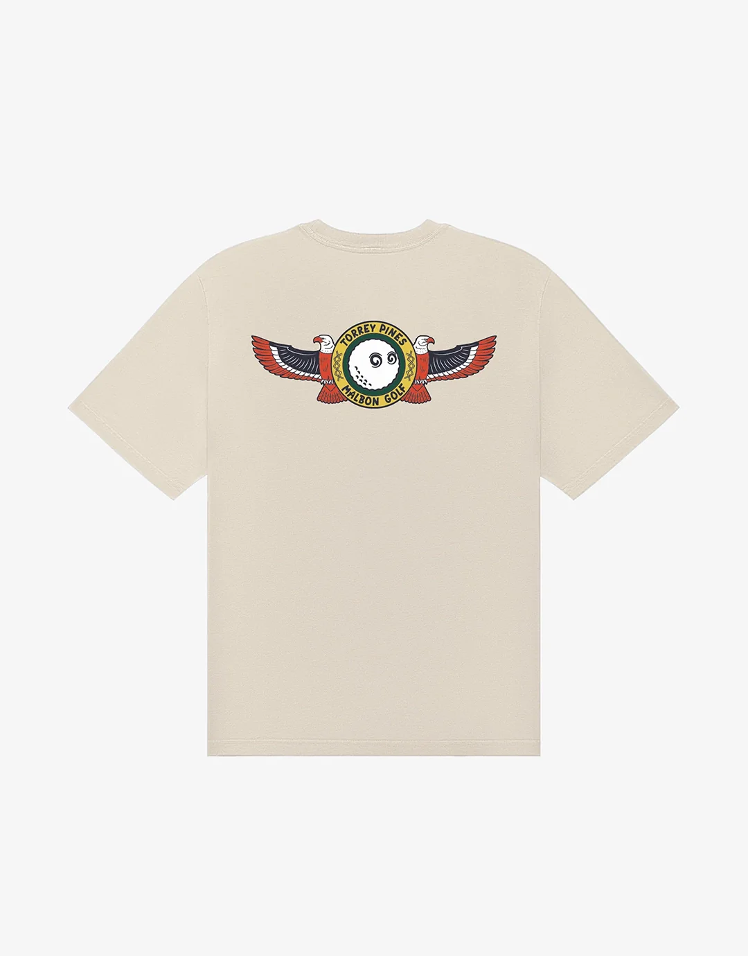 Torrey Pines Bermuda Eagle T-Shirt - Egret - Image 4