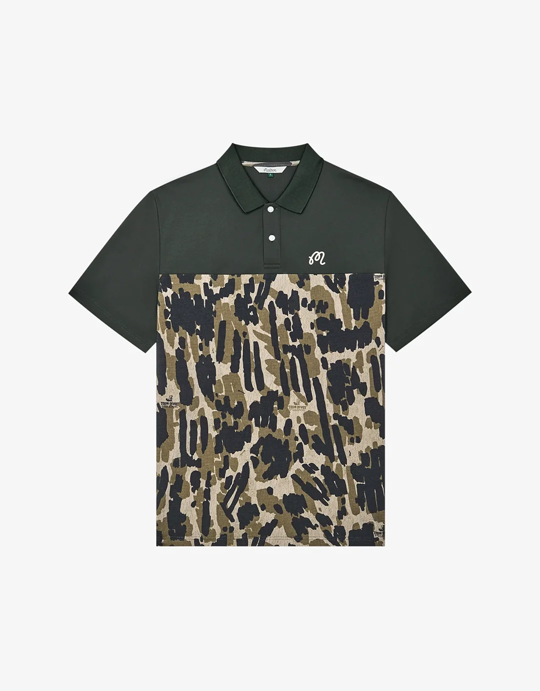 Tour Divot Polo Shirt - Bark Camo - Image 5