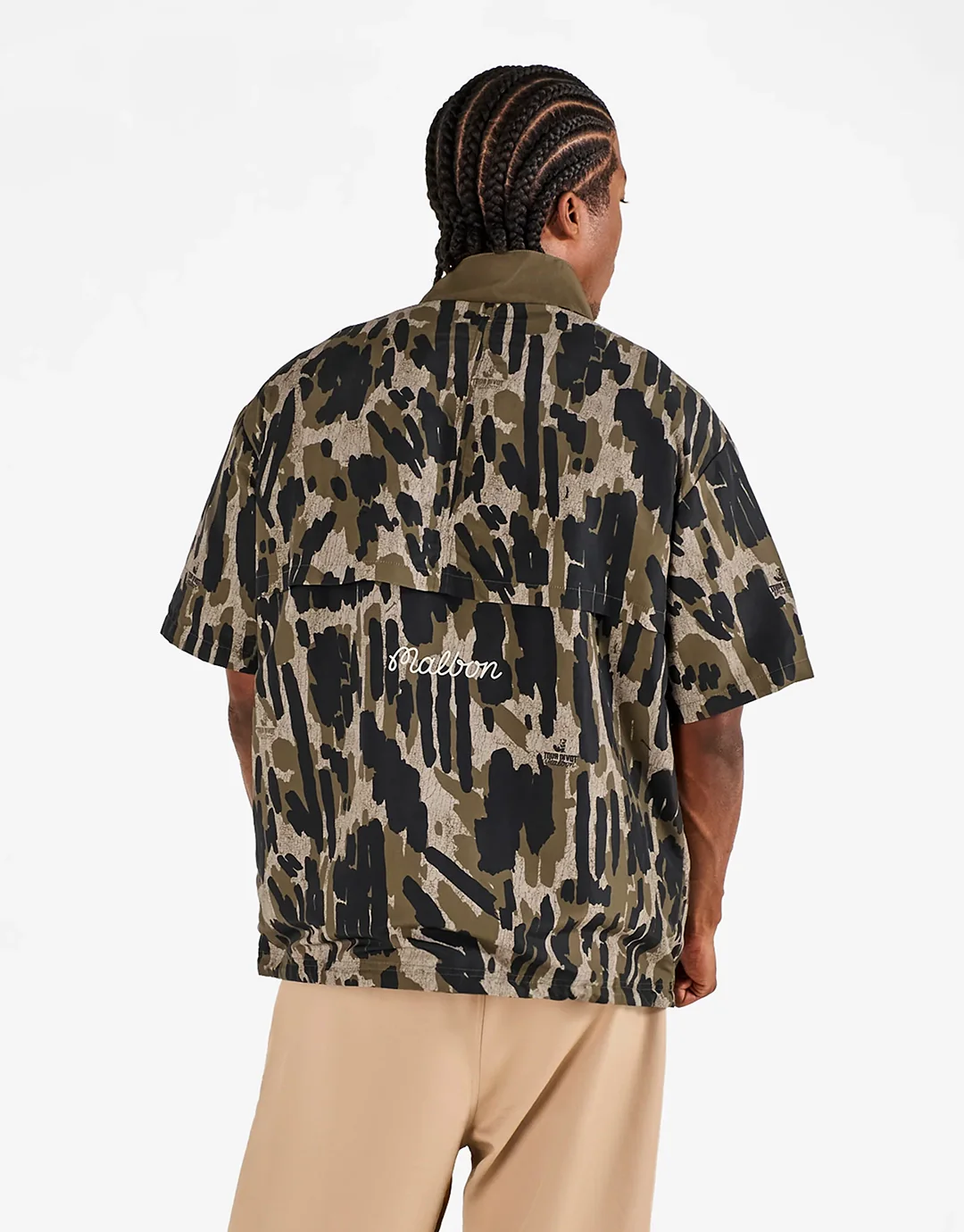 Tour Divot Windshirt - Bark Camo - Image 2
