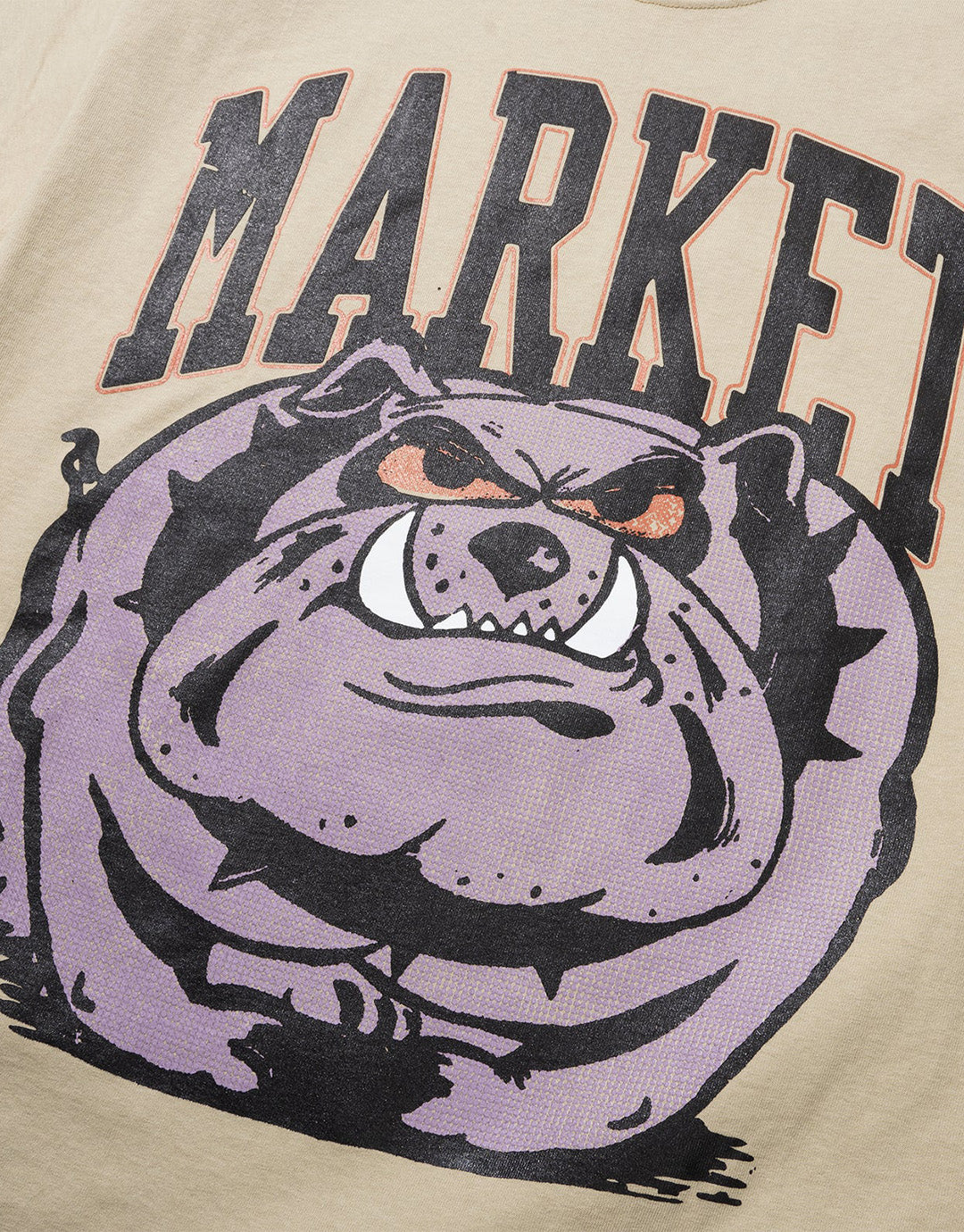 Angry Bulldog T-Shirt - Natural - Image 2