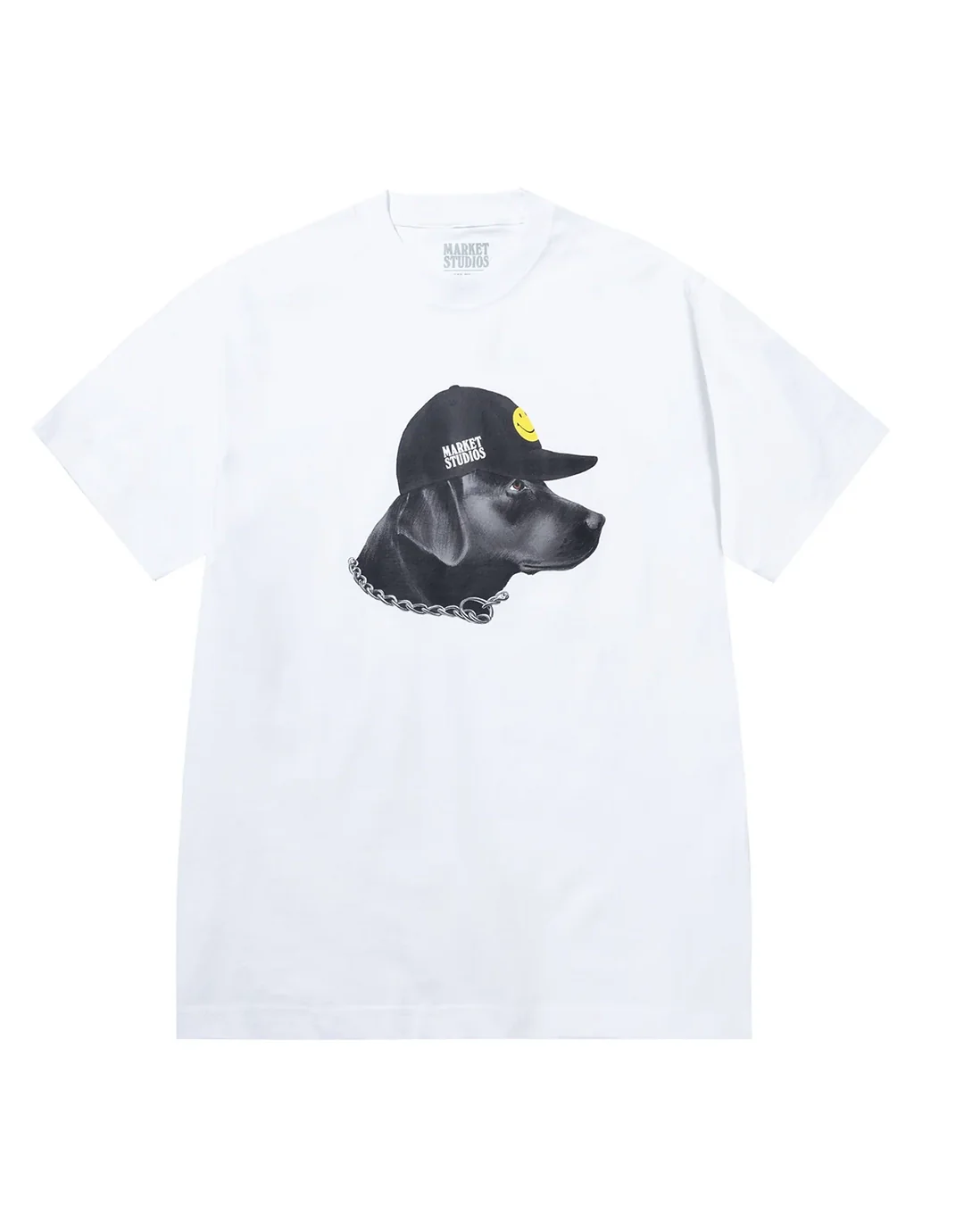 Smiley Dog Got Style T-Shirt - White