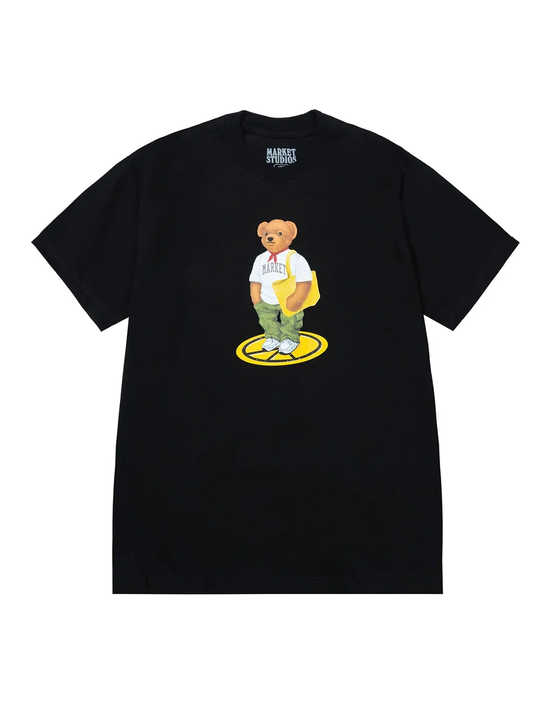 Stand For Peace Bear T-Shirt - Black