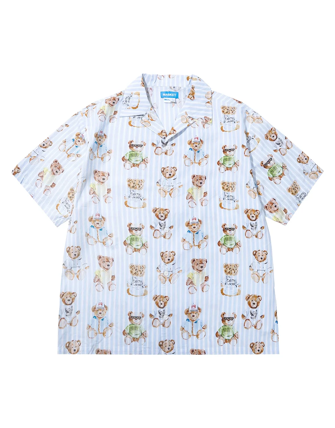 Teddy Striped Short Sleeve Shirt - Multi - Image 5