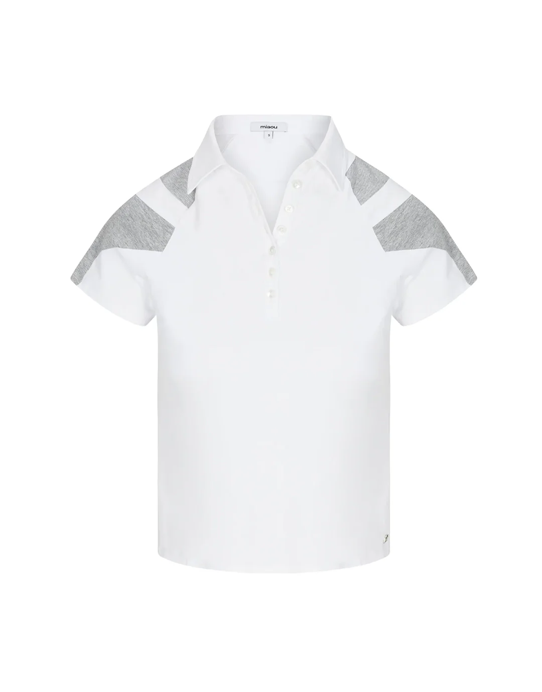 Paige Polo T-Shirt - White - Image 4