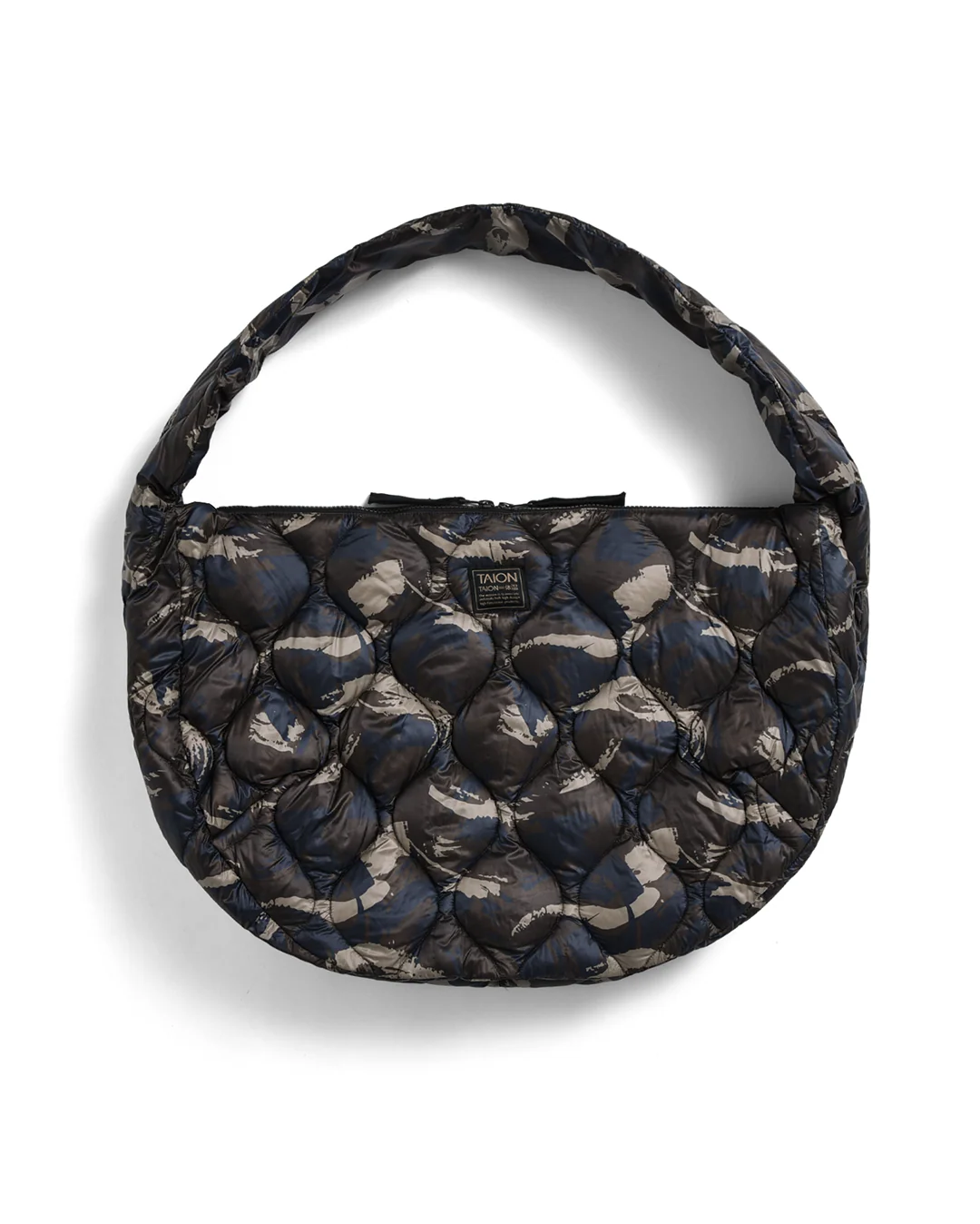 Military Banana Shoulder Down Bag L - Paint Camo