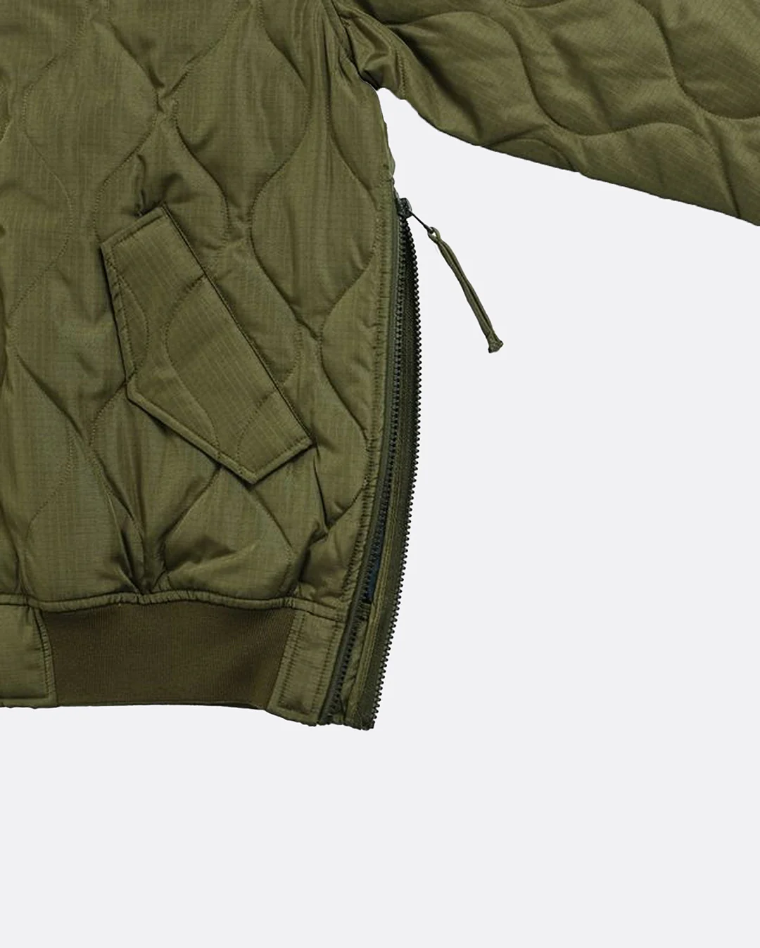 Military MA-1 Type Down Jacket - D.Olive - Image 4