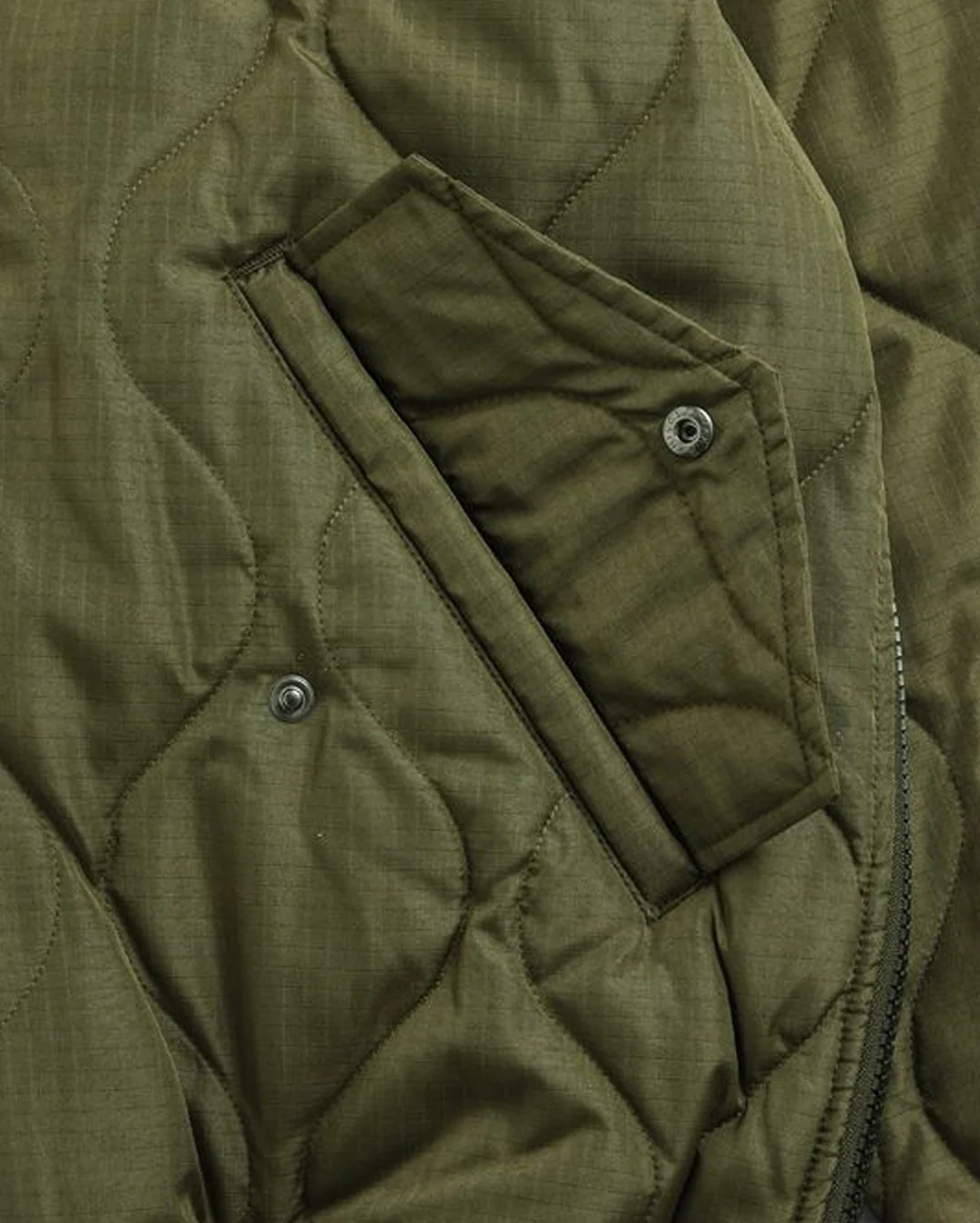 Military MA-1 Type Down Jacket - D.Olive - Image 5