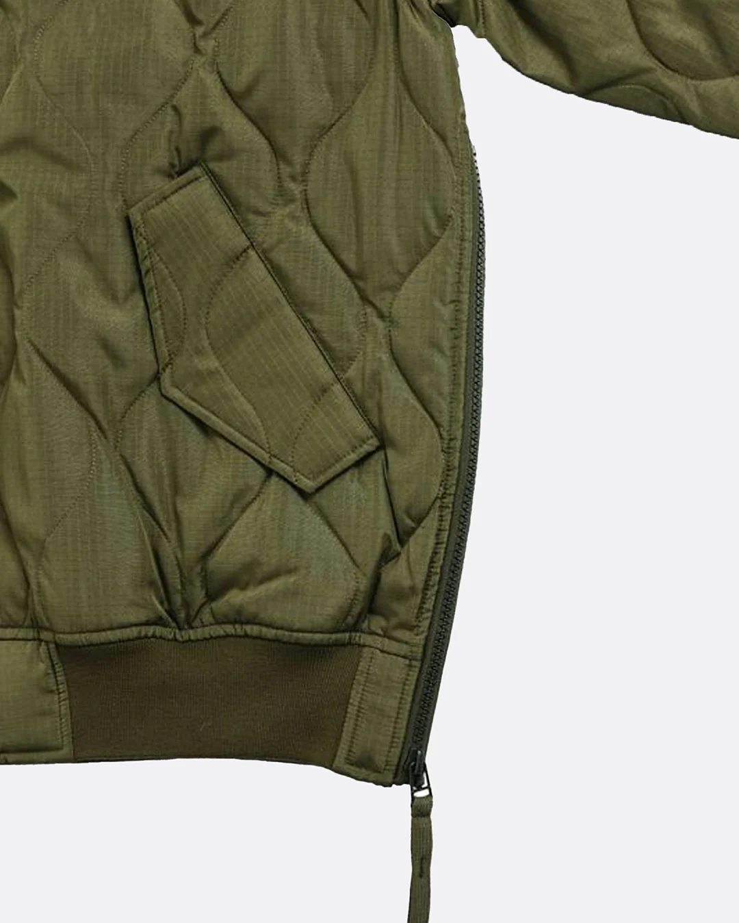 Military MA-1 Type Down Jacket - D.Olive - Image 6