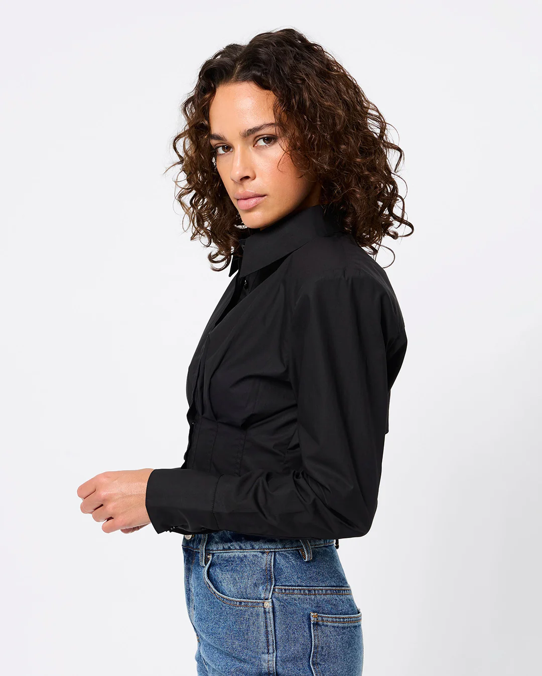 Darcy Shirt - Black - Image 7