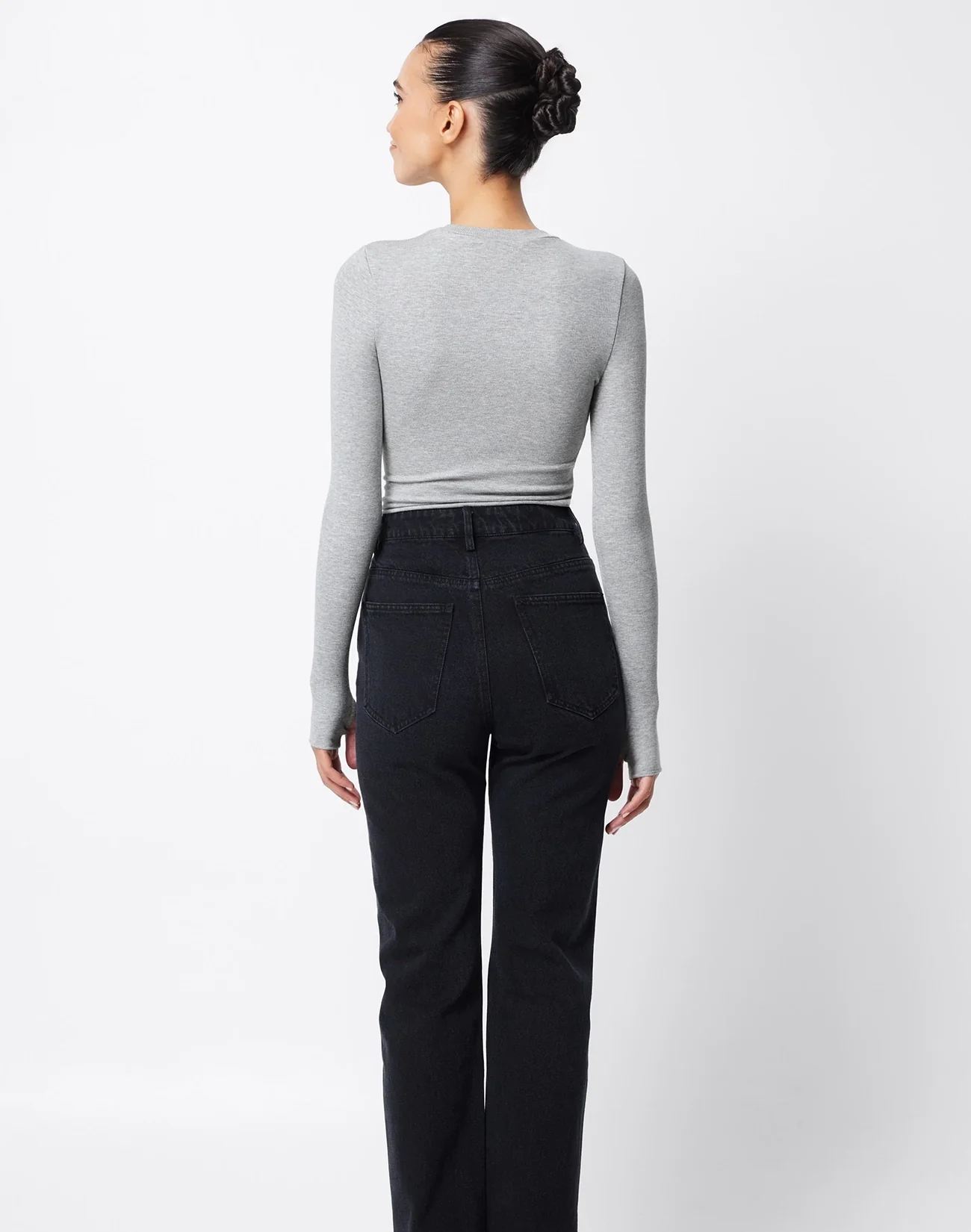 Grey Marle Brooklyn Top - Grey - Image 3