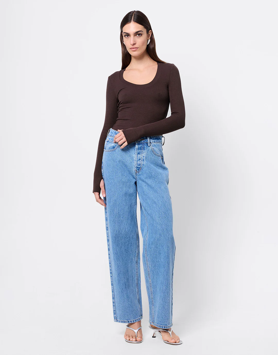 Lincoln Top - Chocolate - Image 3