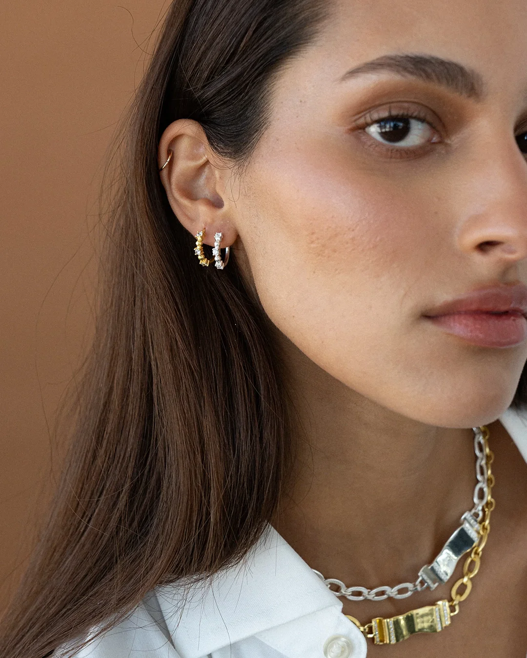 Gia Earrings - Gold - Image 6