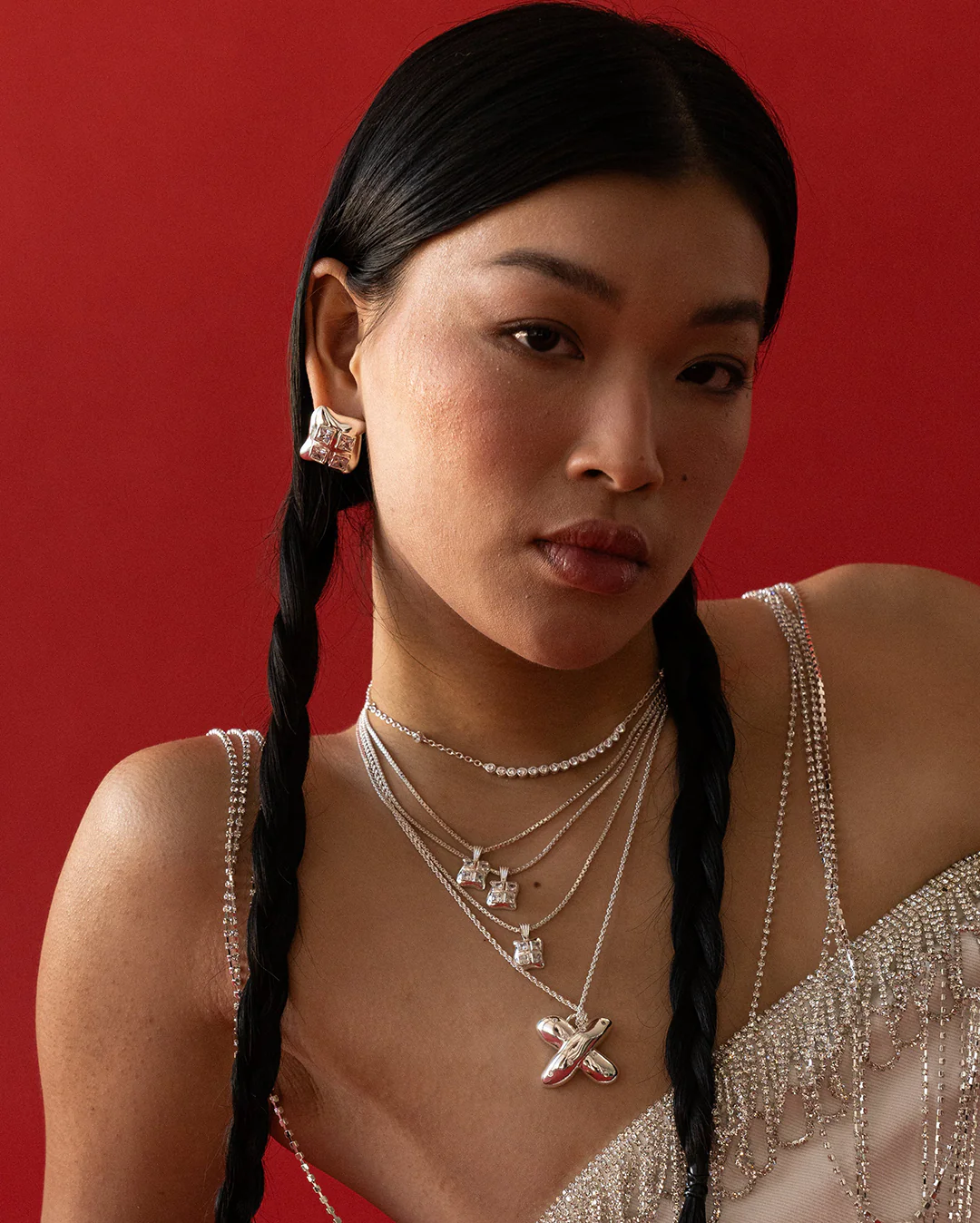 Ivy Necklace - Silver - Image 2