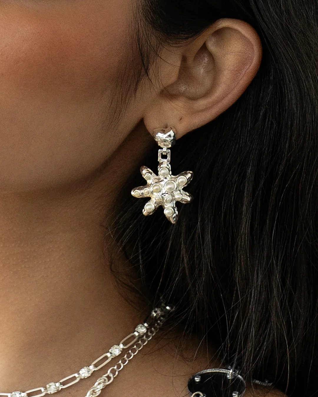 Pari Earrings - Silver