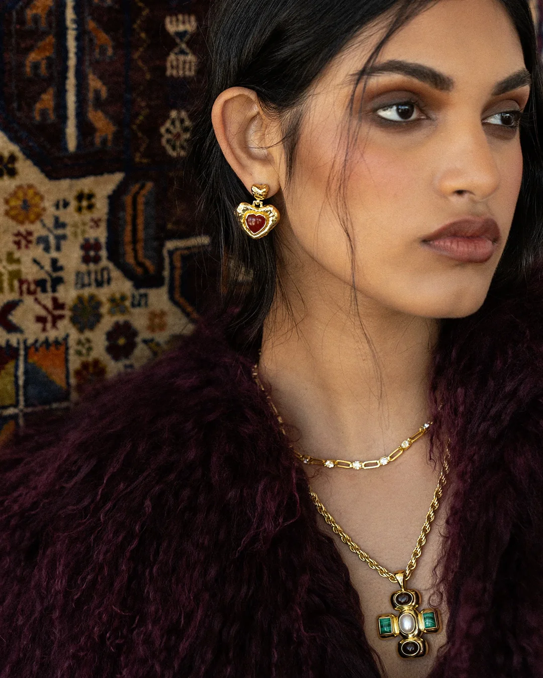 Priya Necklace - Gold - Image 2