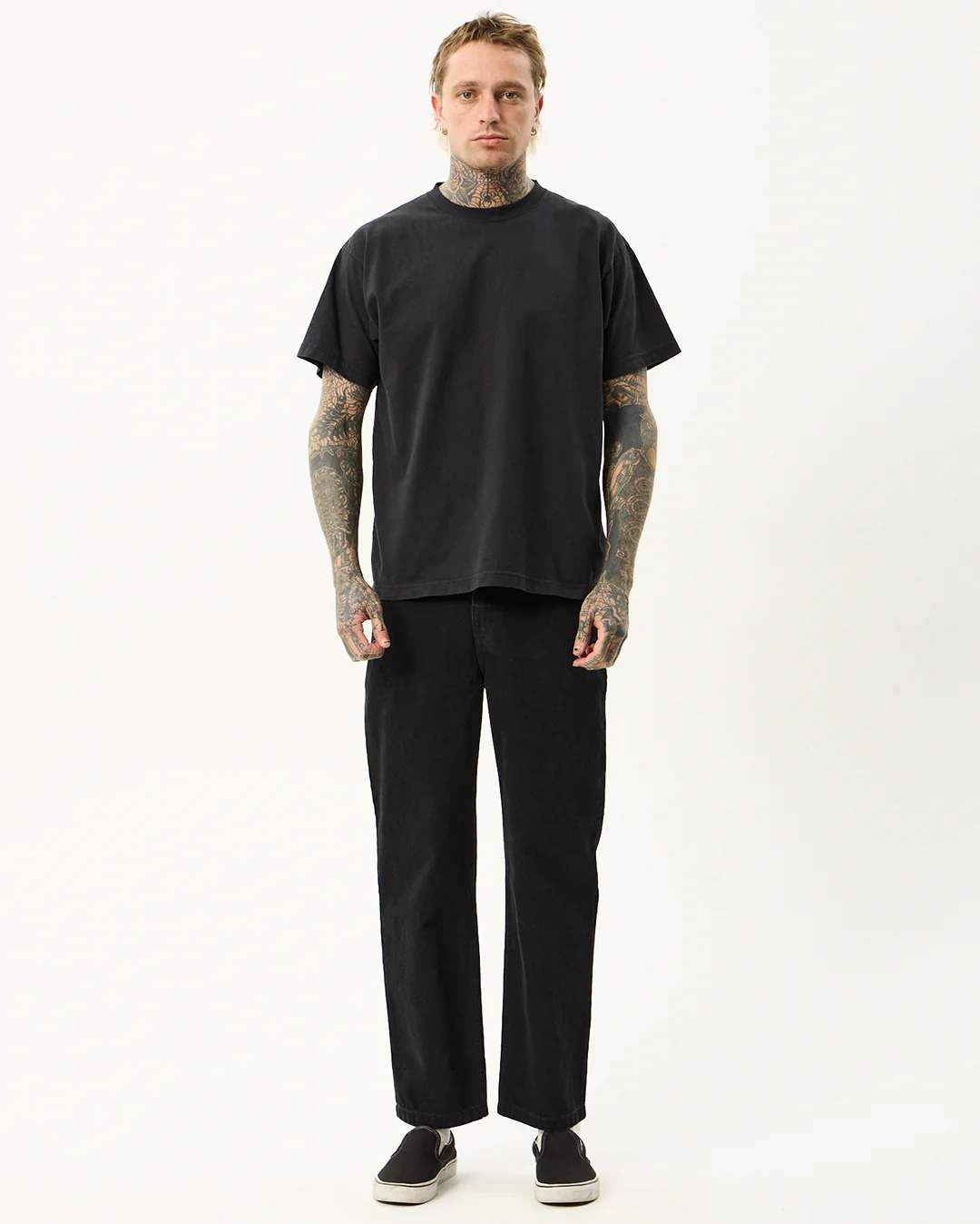 Ninety Twos - Denim Relaxed Jean - Washed Black - Image 5