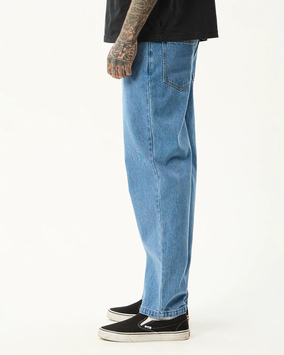 Ninety Twos - Denim Relaxed Jean - Worn Blue - Image 4