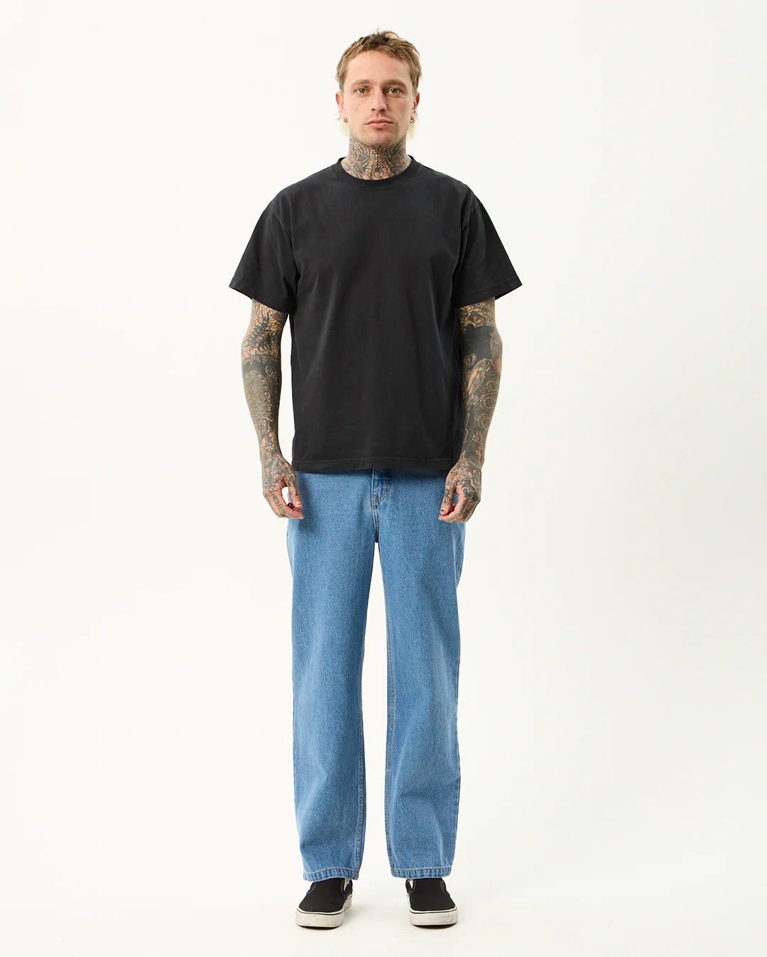 Ninety Twos - Denim Relaxed Jean - Worn Blue - Image 6