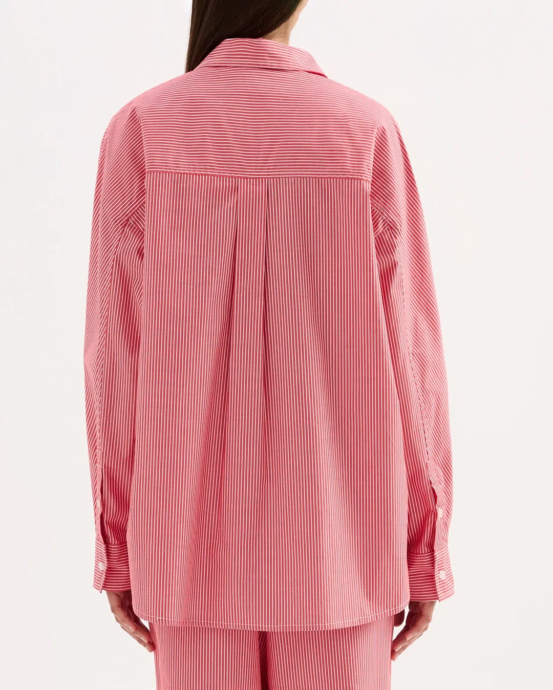 Anouk Stripe Shirt - Red Stripe - Image 4