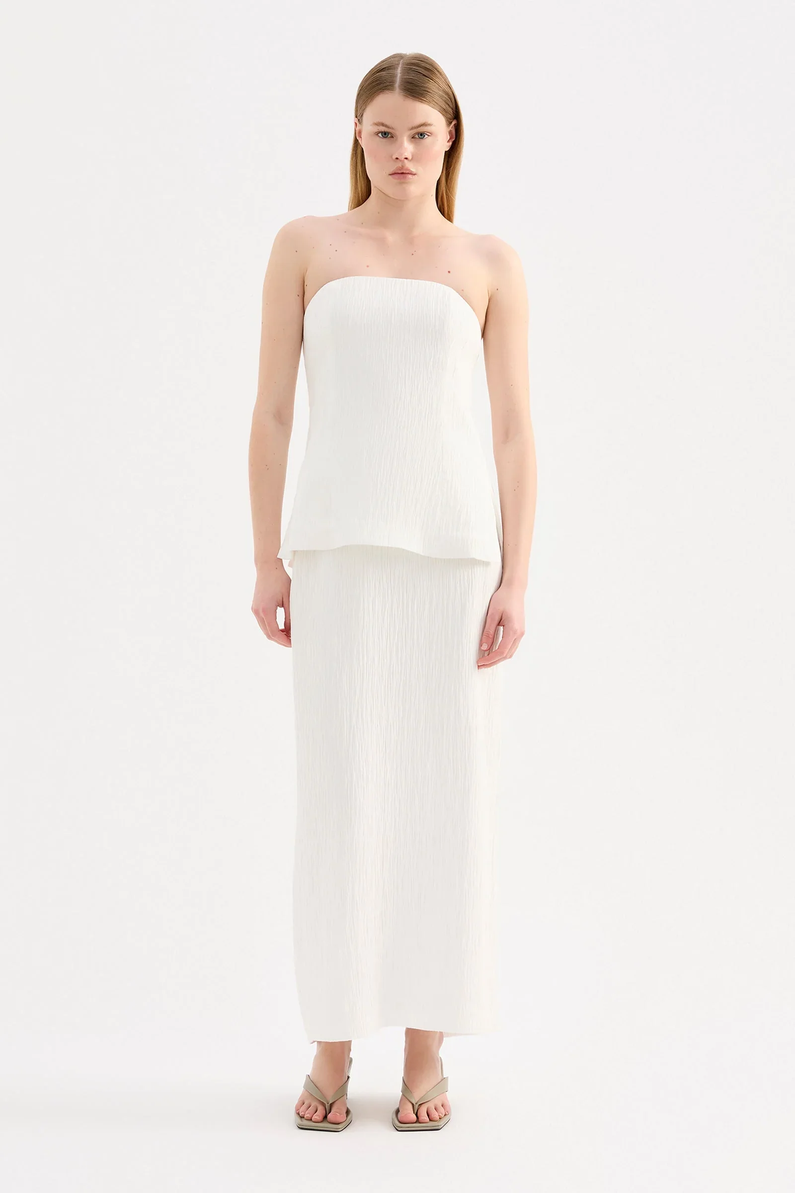 Danika Maxi Skirt - Salt - Image 2