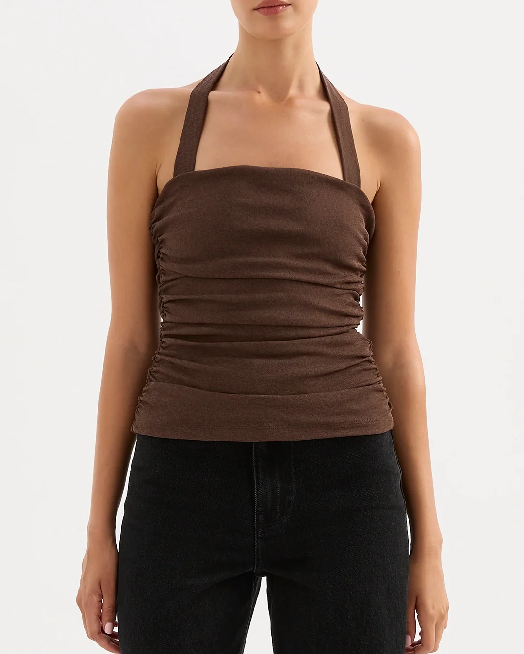 Hermione Mesh Top - Chocolate - Image 2