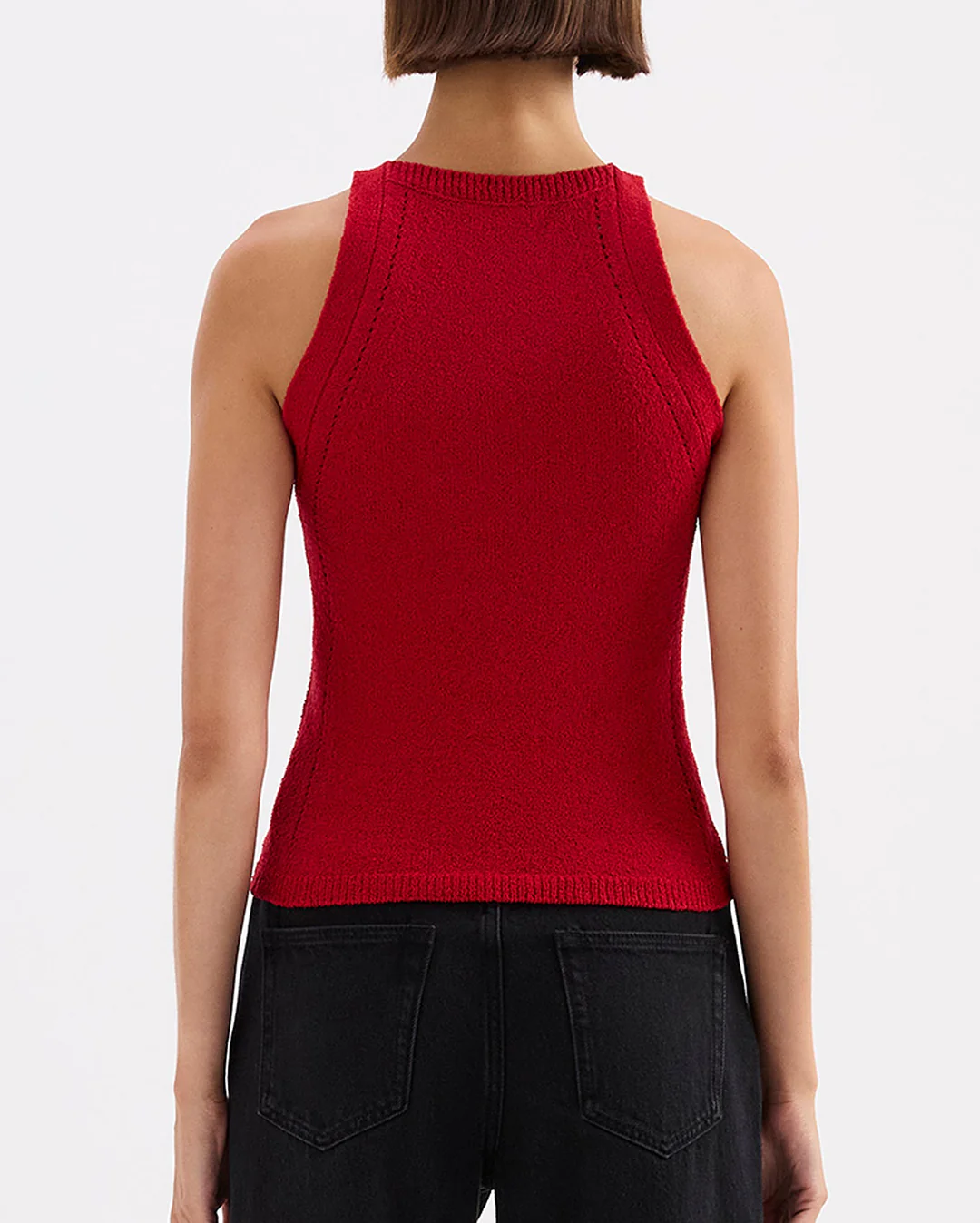 Kharis Knit Tank - Cherry - Image 3