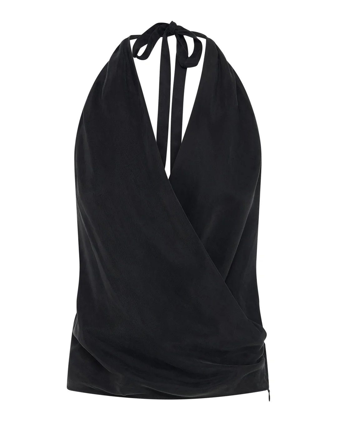 Leon Cupro Top - Black - Image 7
