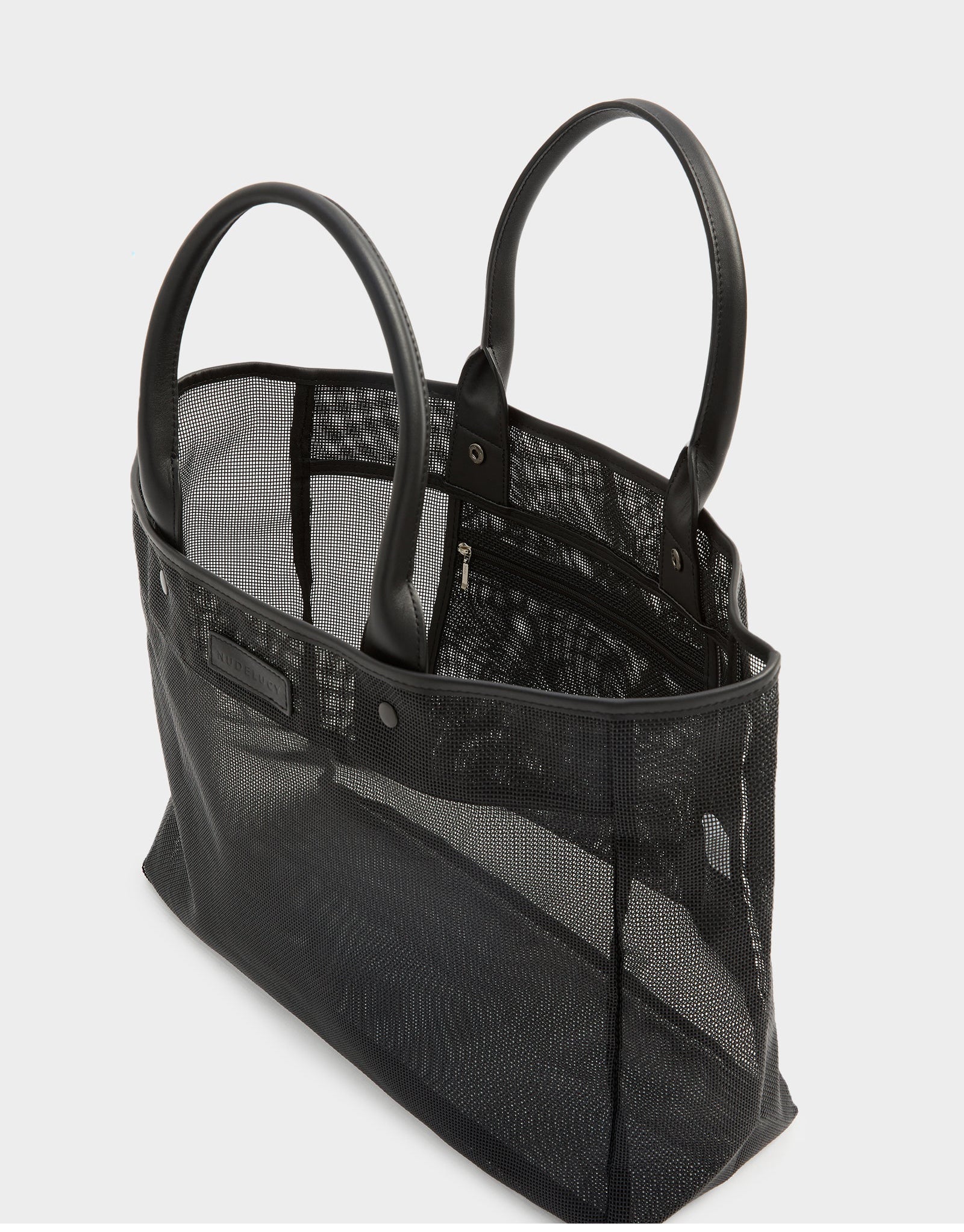 Onda Mesh Tote Bag - Black - Image 3