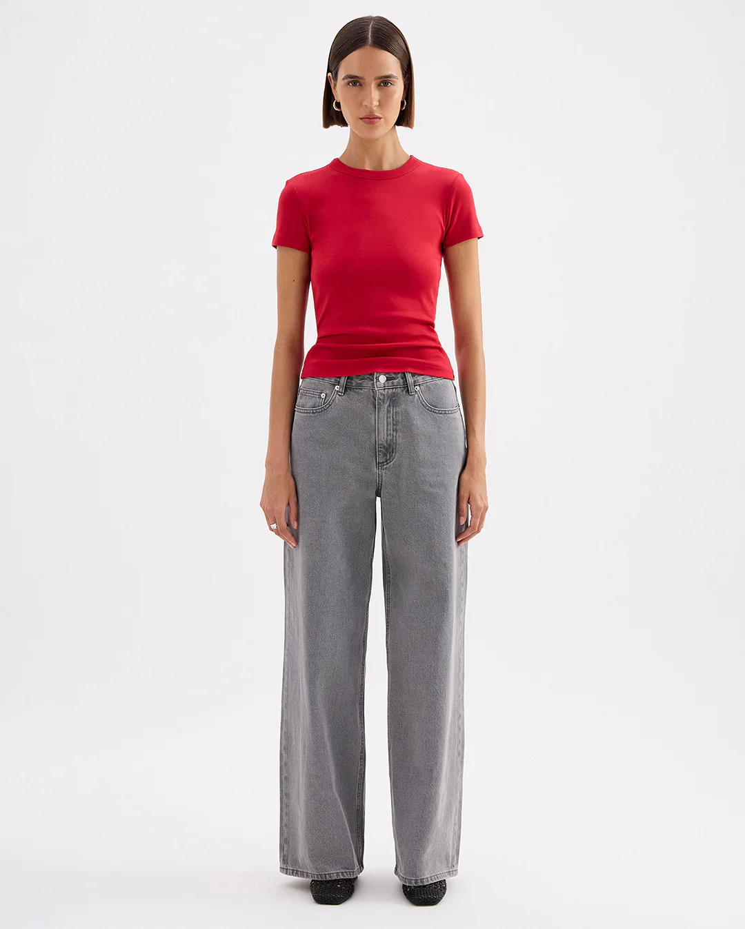 Organic Baby Tee - Cherry