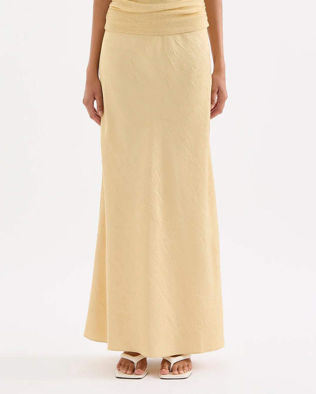 Pandora Maxi Skirt - Butter