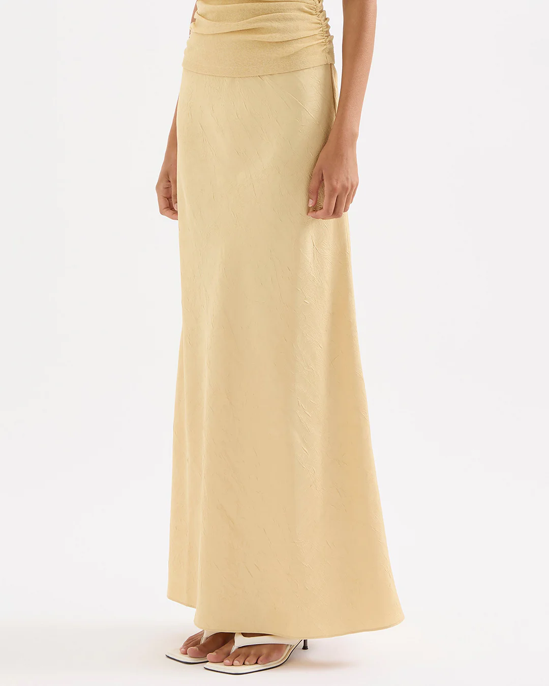 Pandora Maxi Skirt - Butter - Image 3