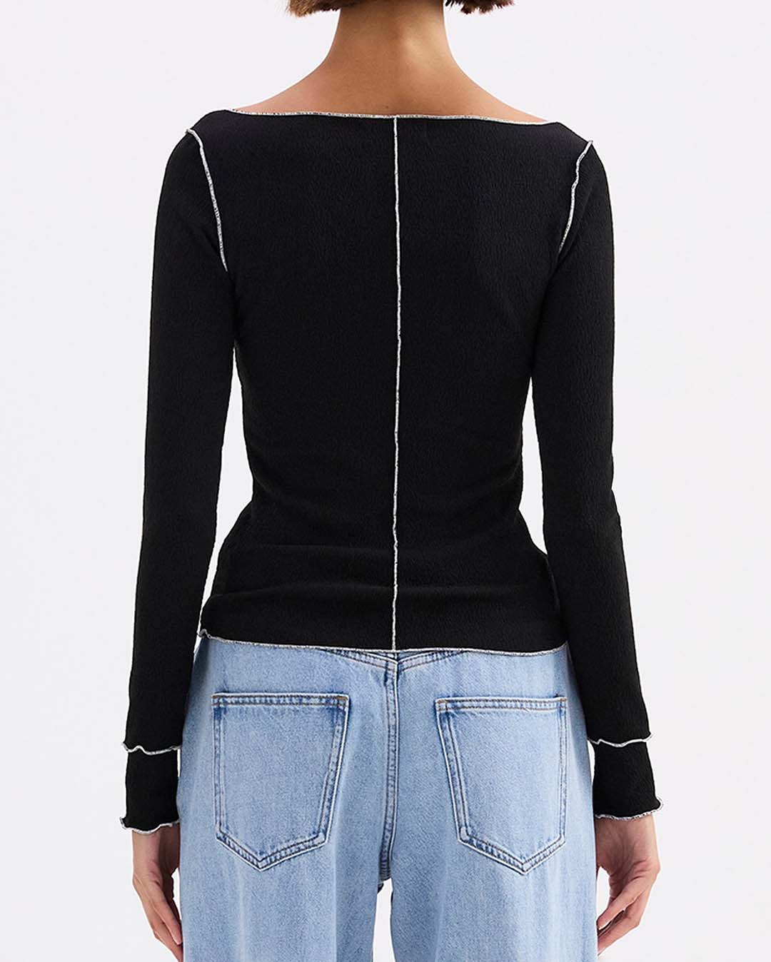 Ria Top - Black - Image 4