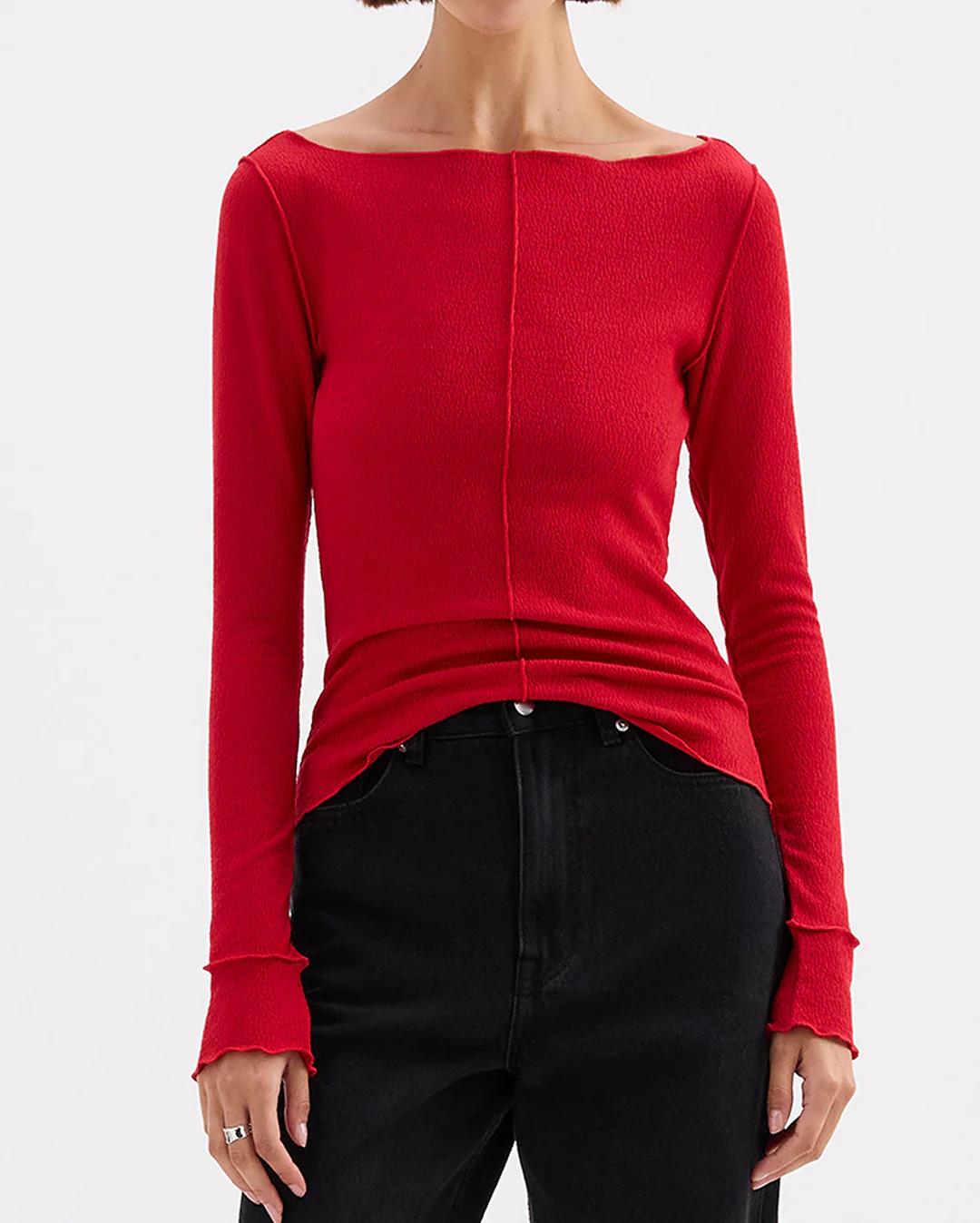 Ria Top - Cherry - Image 4