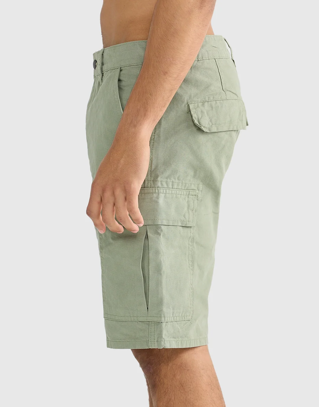 Cargo Shorts - Olive - Image 3