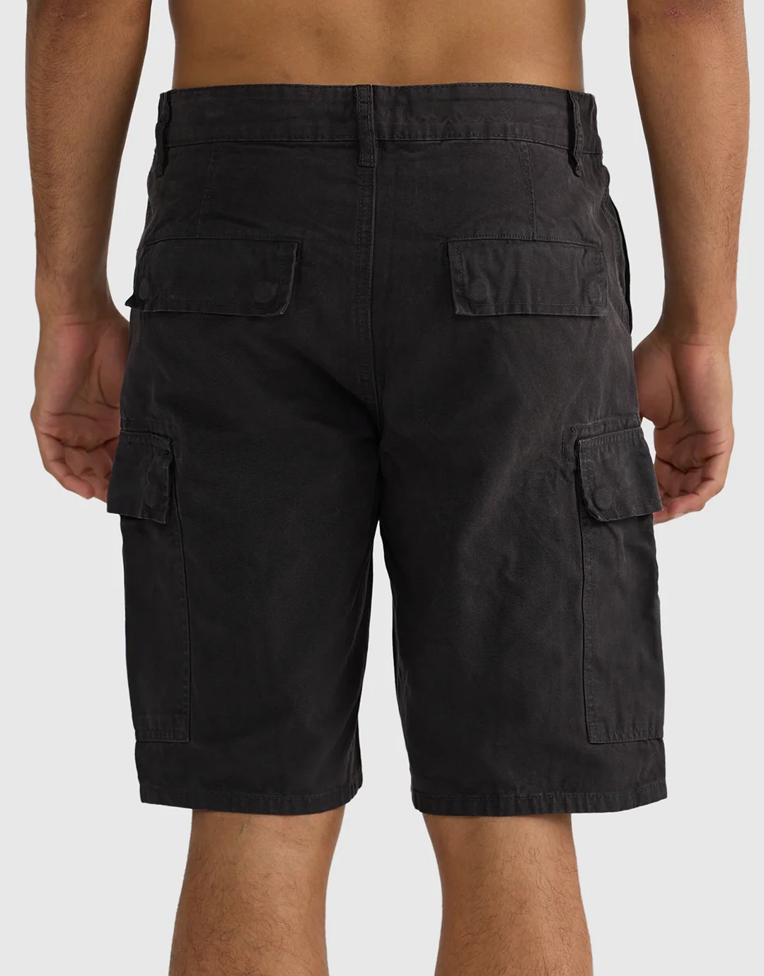 Cargo Shorts - Washed Black - Image 4