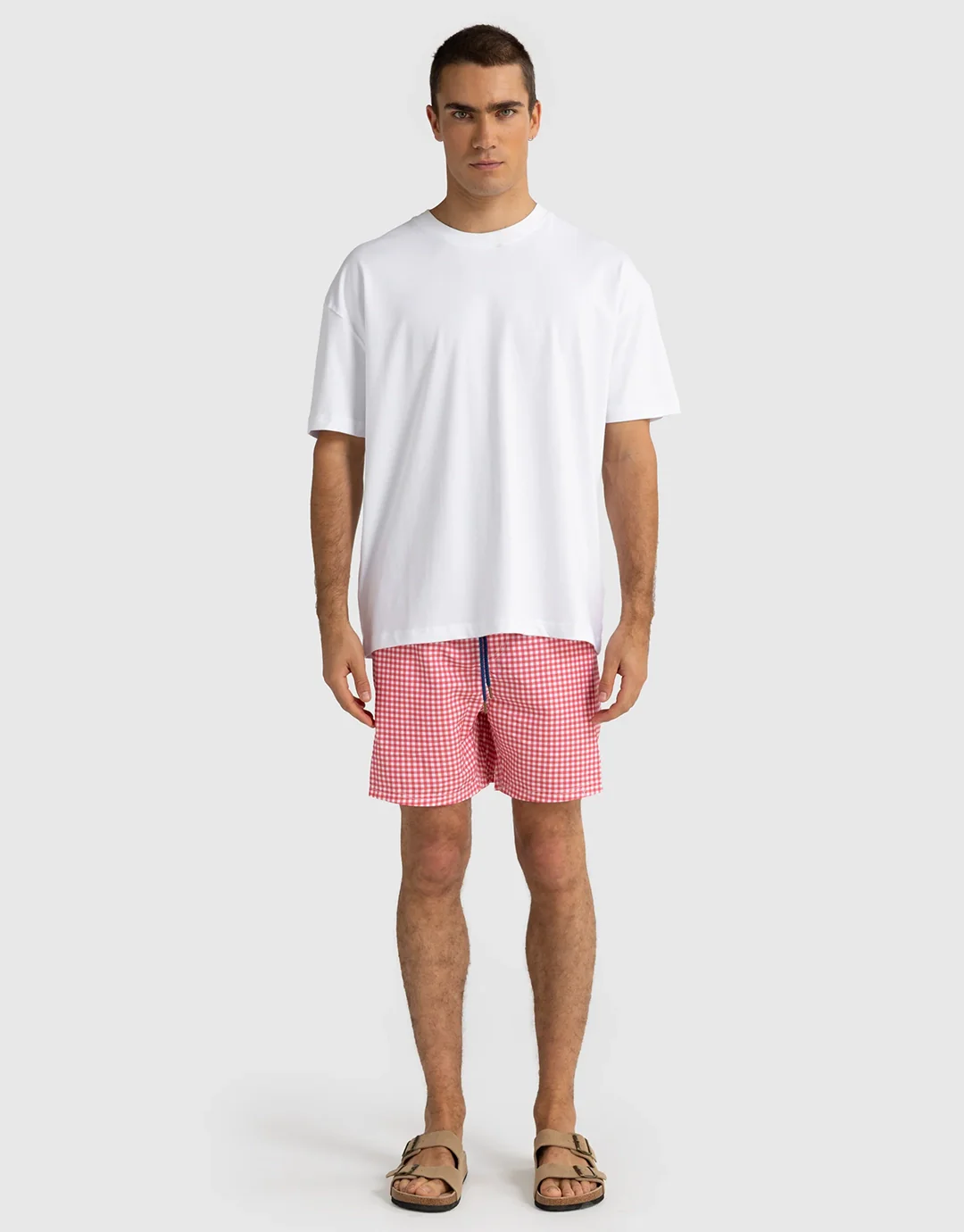 Horrocks Swim Shorts - Red - Image 8