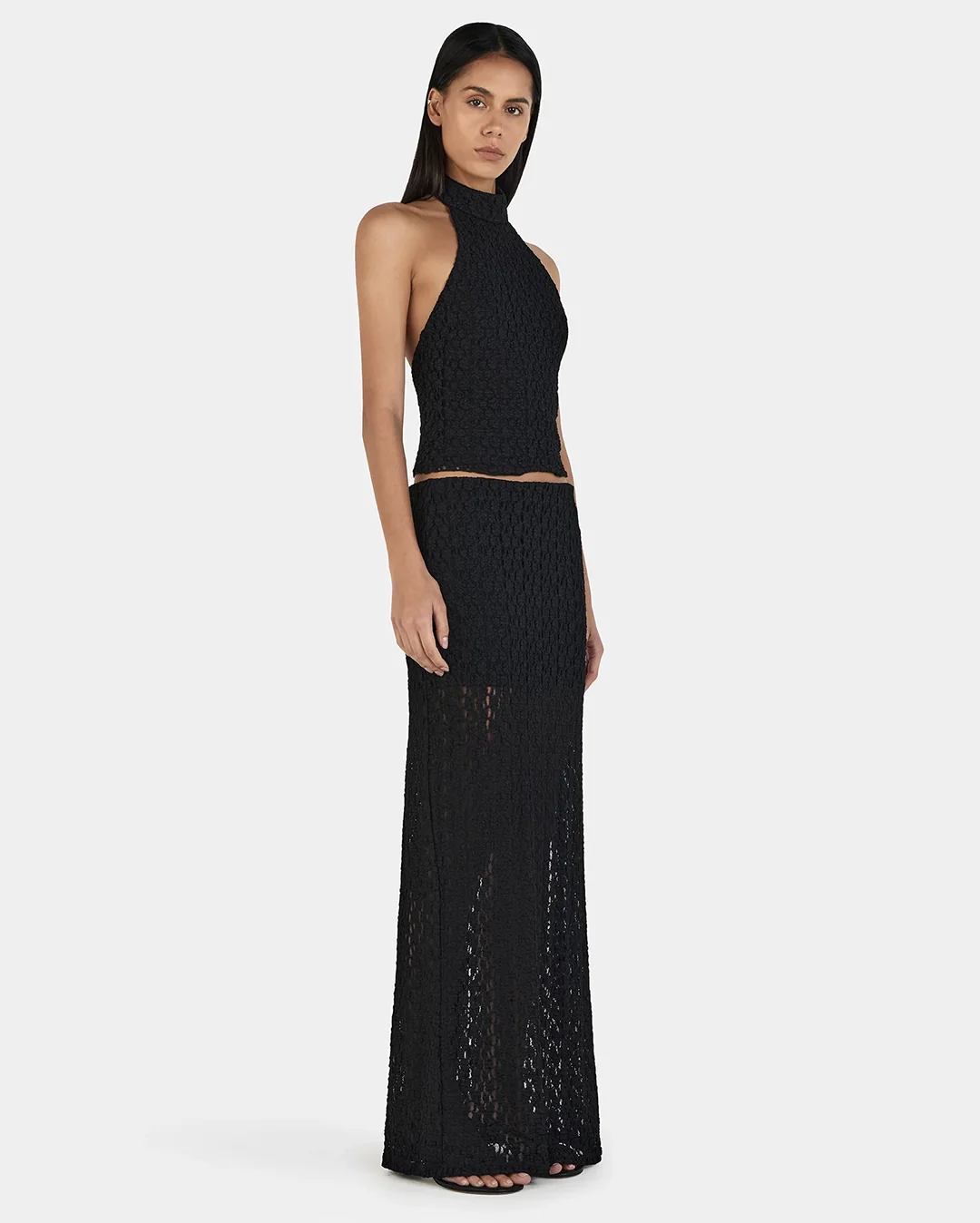 Cooper Halter Top - Black - Image 4