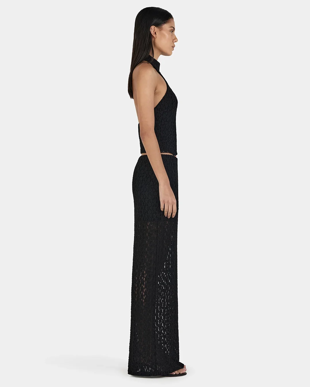 Cooper Halter Top - Black - Image 5