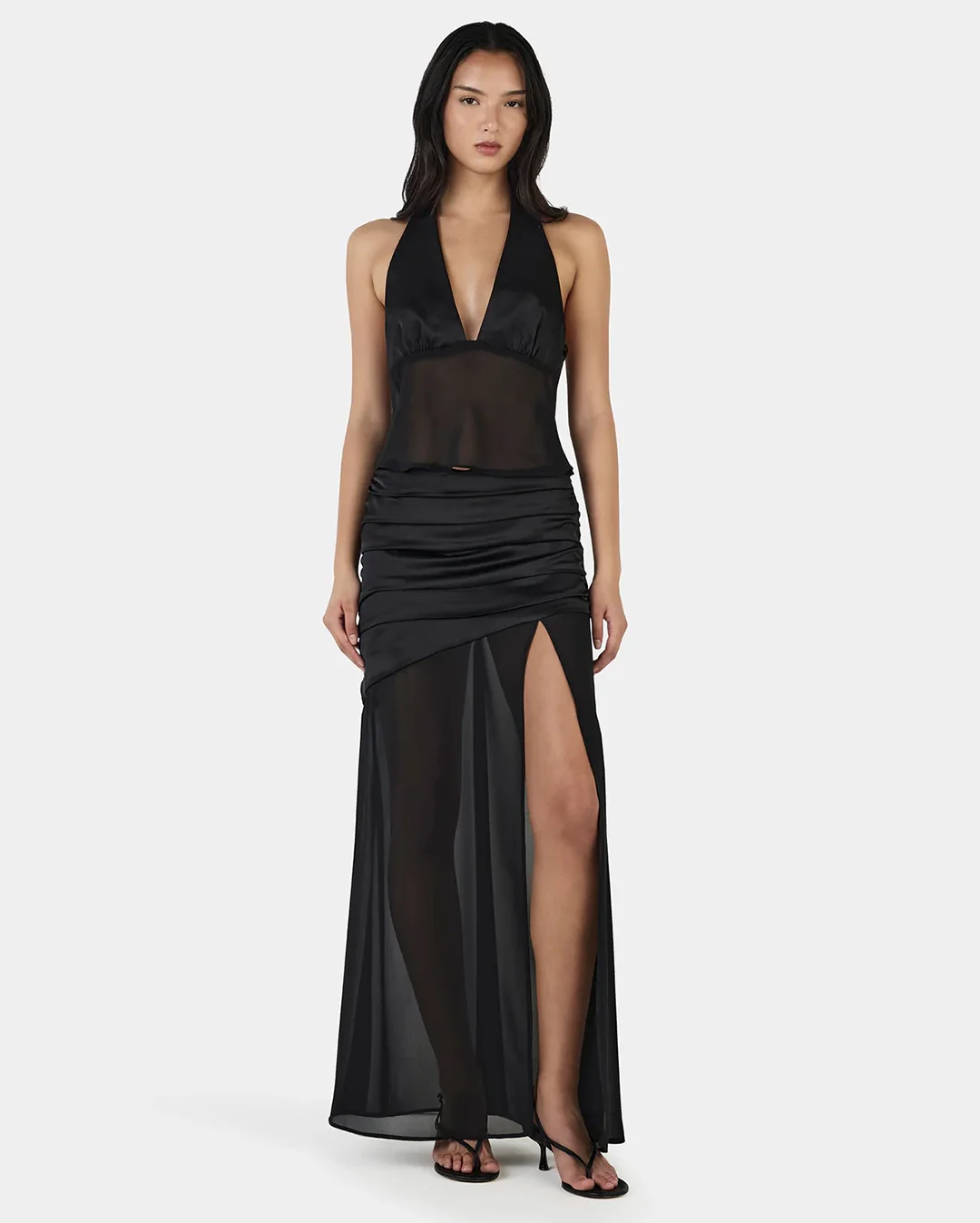 Delilah Scarf Top - Black - Image 4