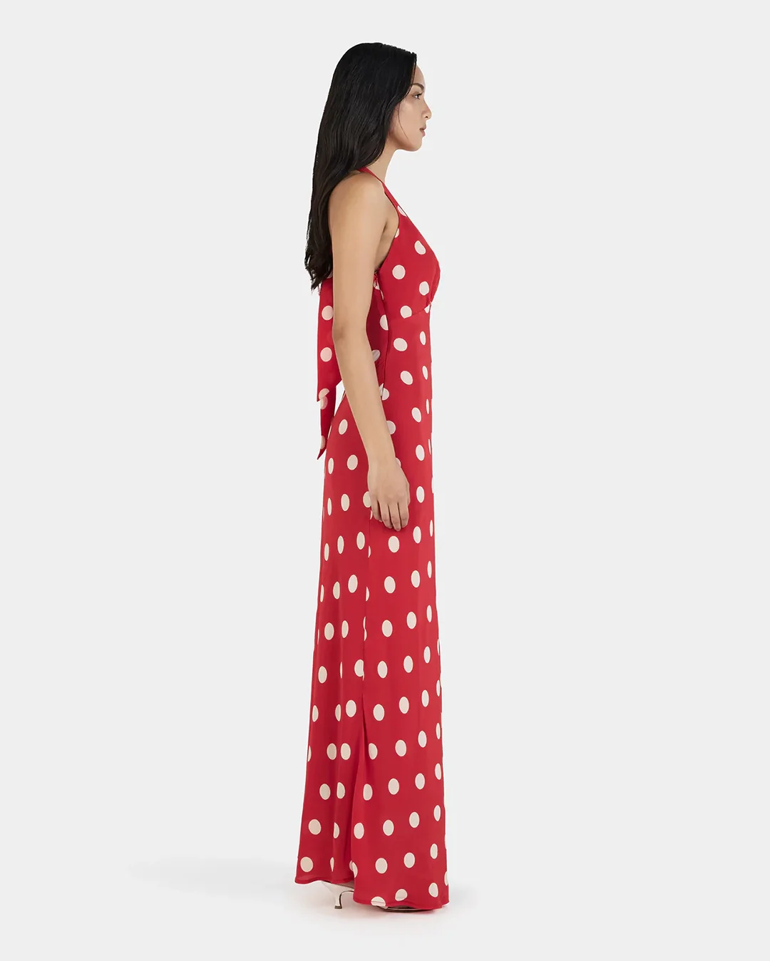 Elyse Maxi Dress - Red Polka - Image 4