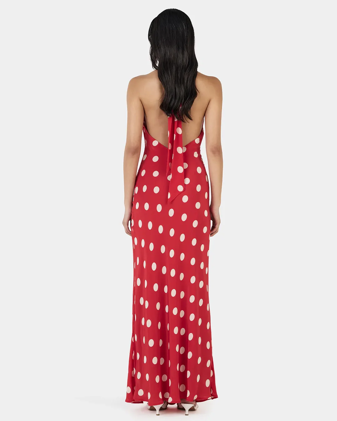 Elyse Maxi Dress - Red Polka - Image 6
