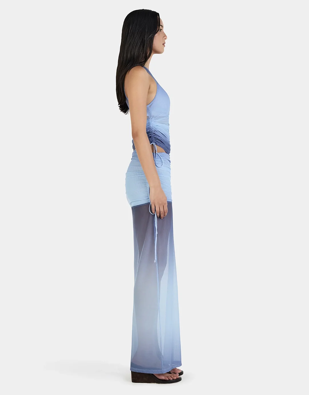 Heather Maxi Skirt - Ocean Gradient - Image 4