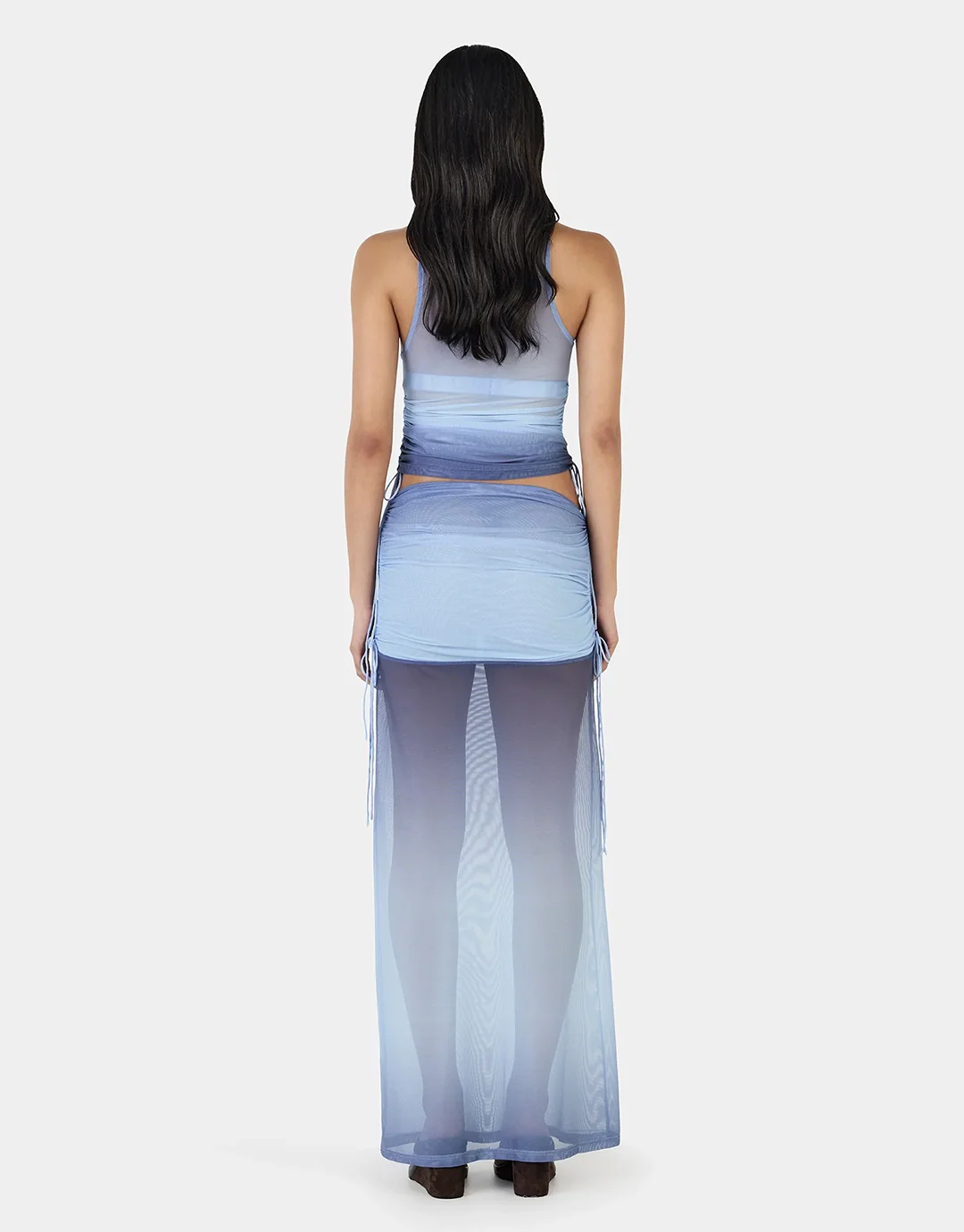 Heather Maxi Skirt - Ocean Gradient - Image 5