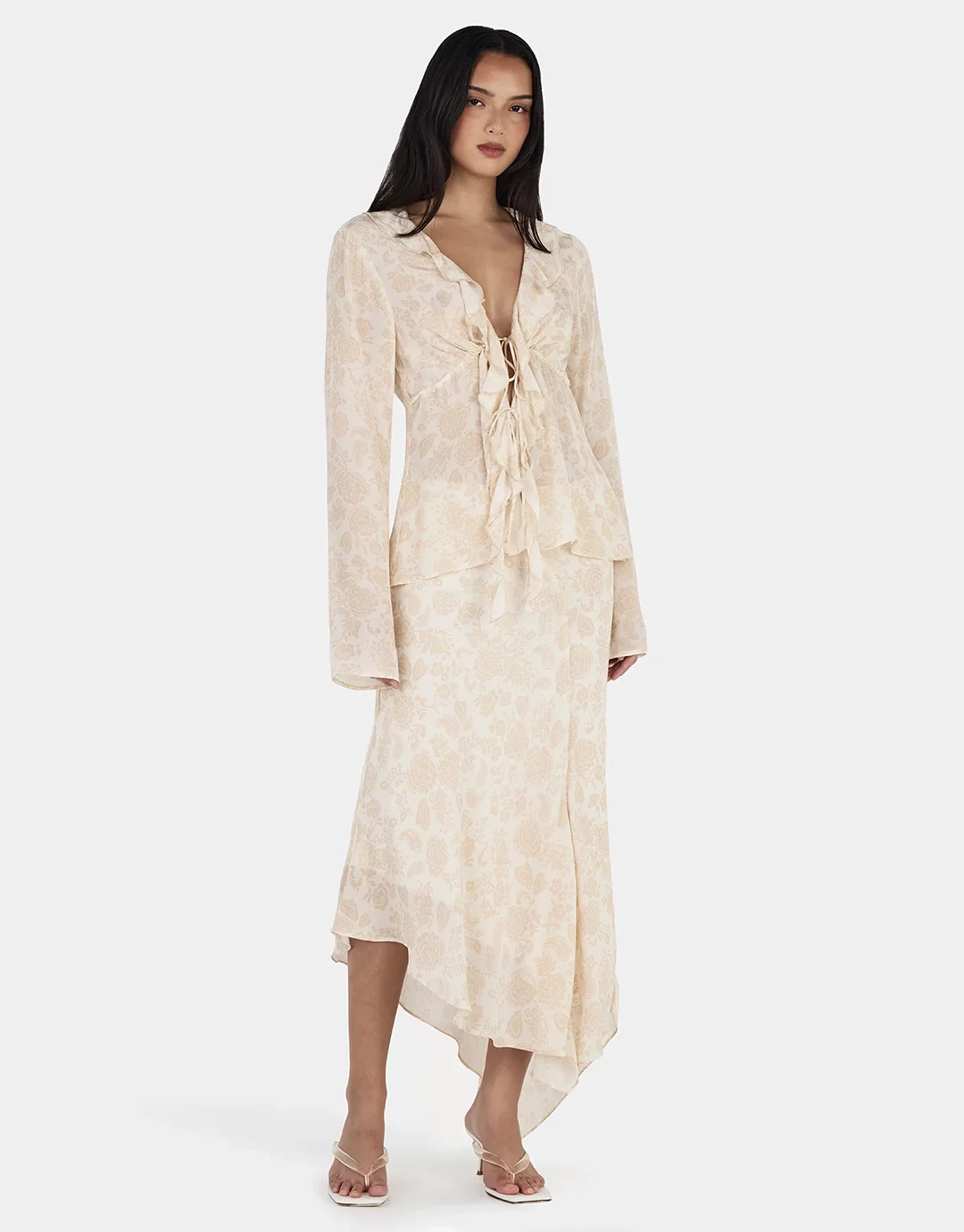 Karlie Longsleeve Top - Western Bloom - Image 3