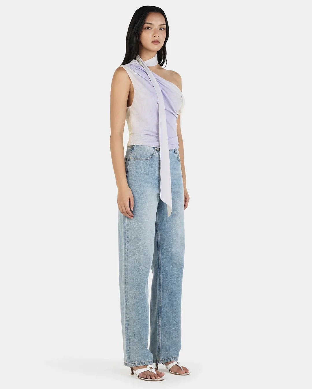Malia Sheer Top - Golden Gradient - Image 3