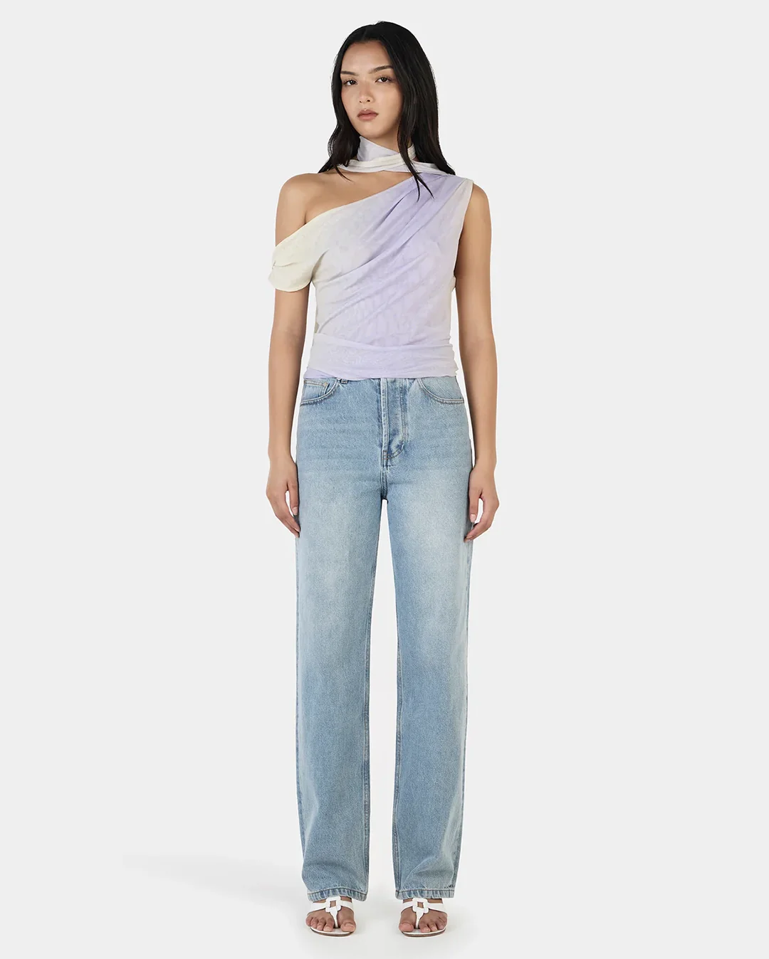 Malia Sheer Top - Golden Gradient - Image 4