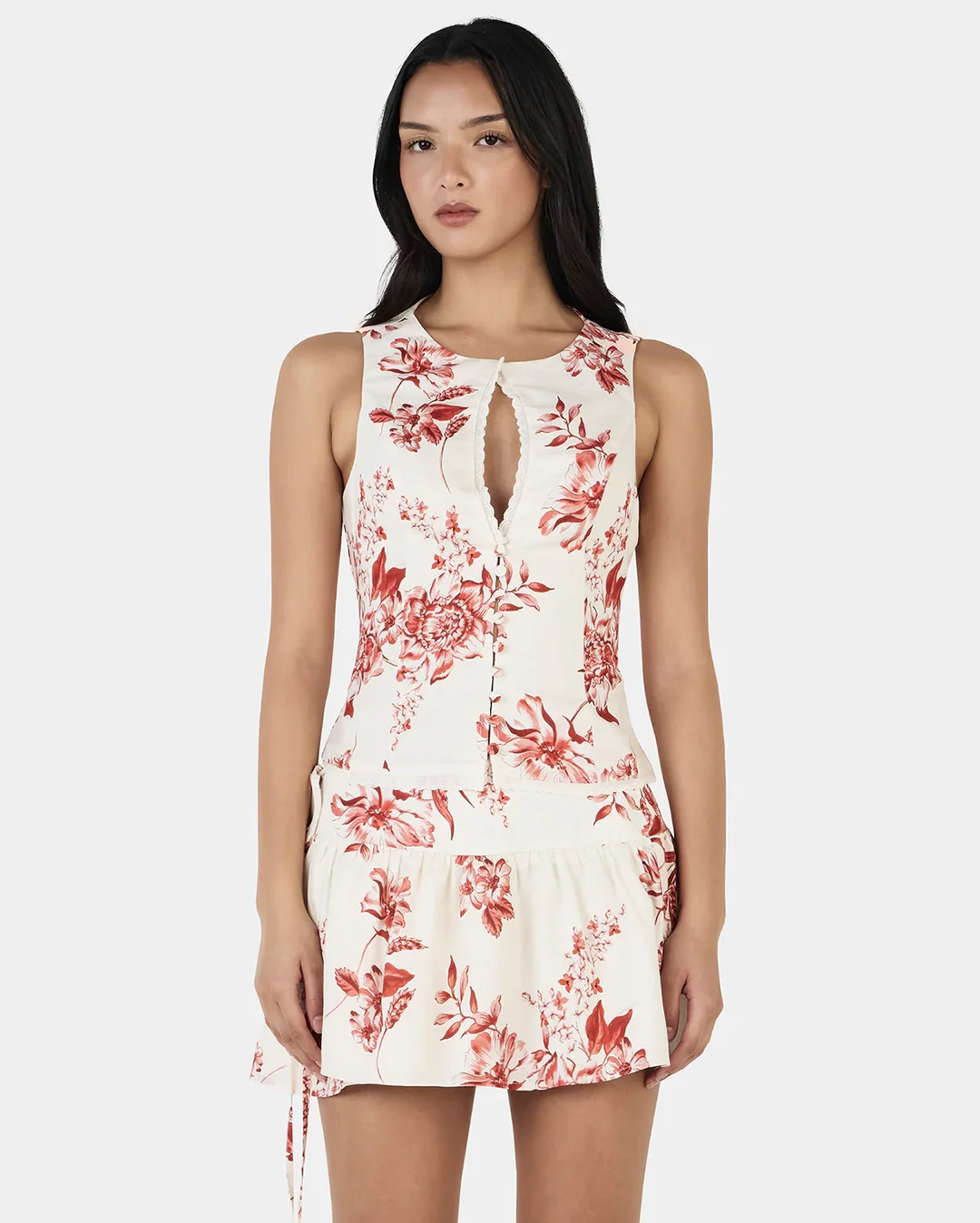 Tulisa Top - Holiday Floral - Image 2