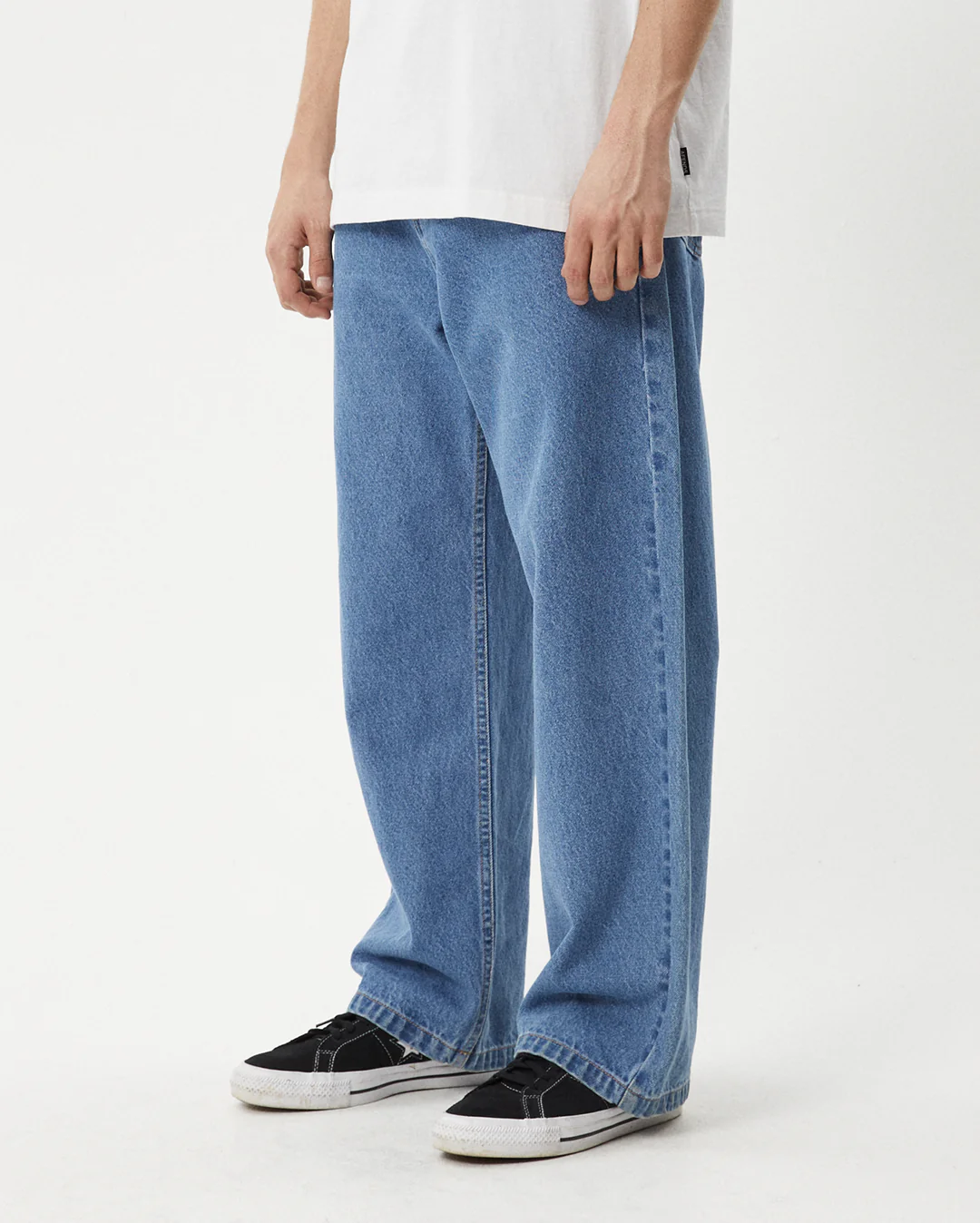 Pablo - Denim Baggy Jean - Worn Blue - Image 3