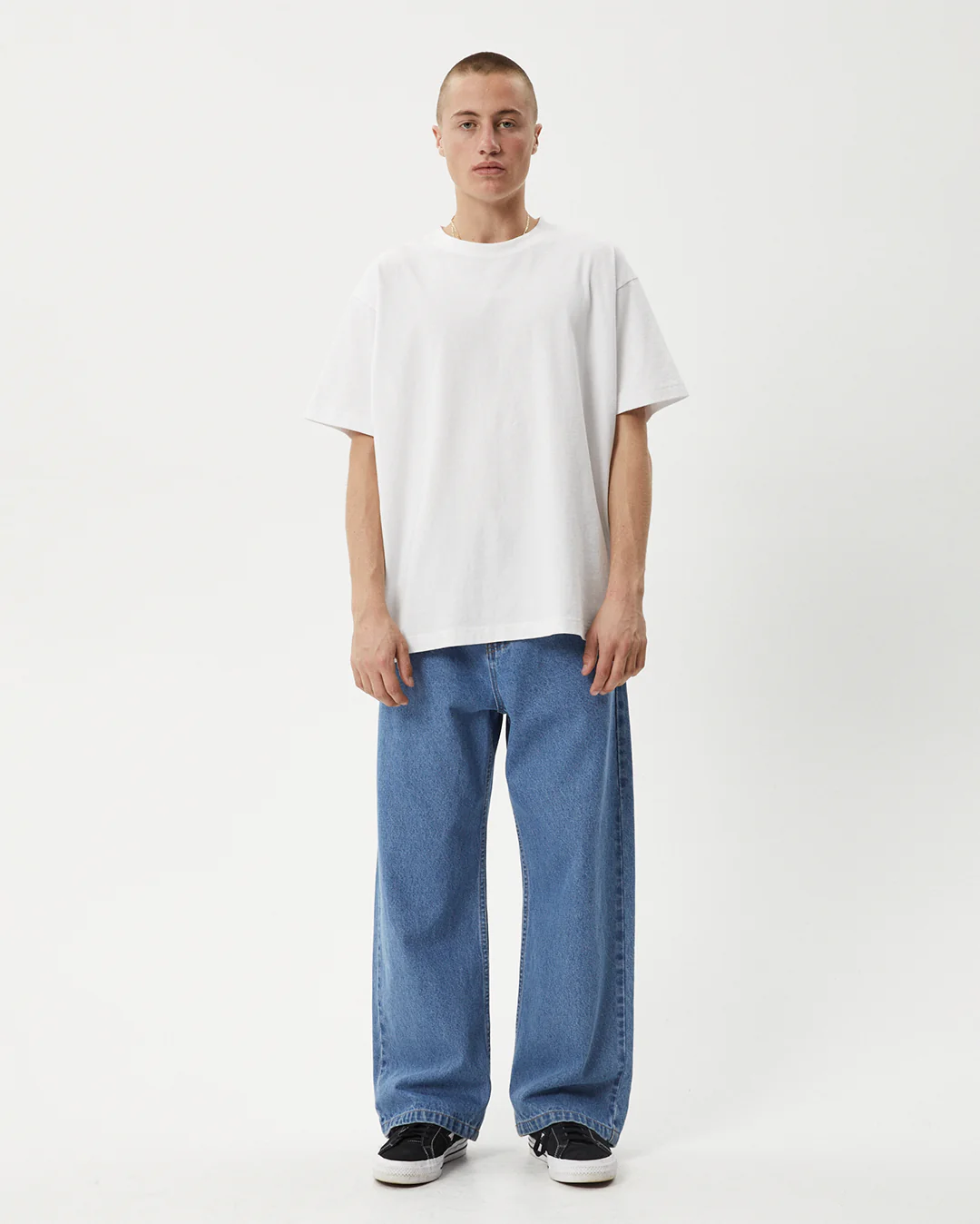 Pablo - Denim Baggy Jean - Worn Blue - Image 6