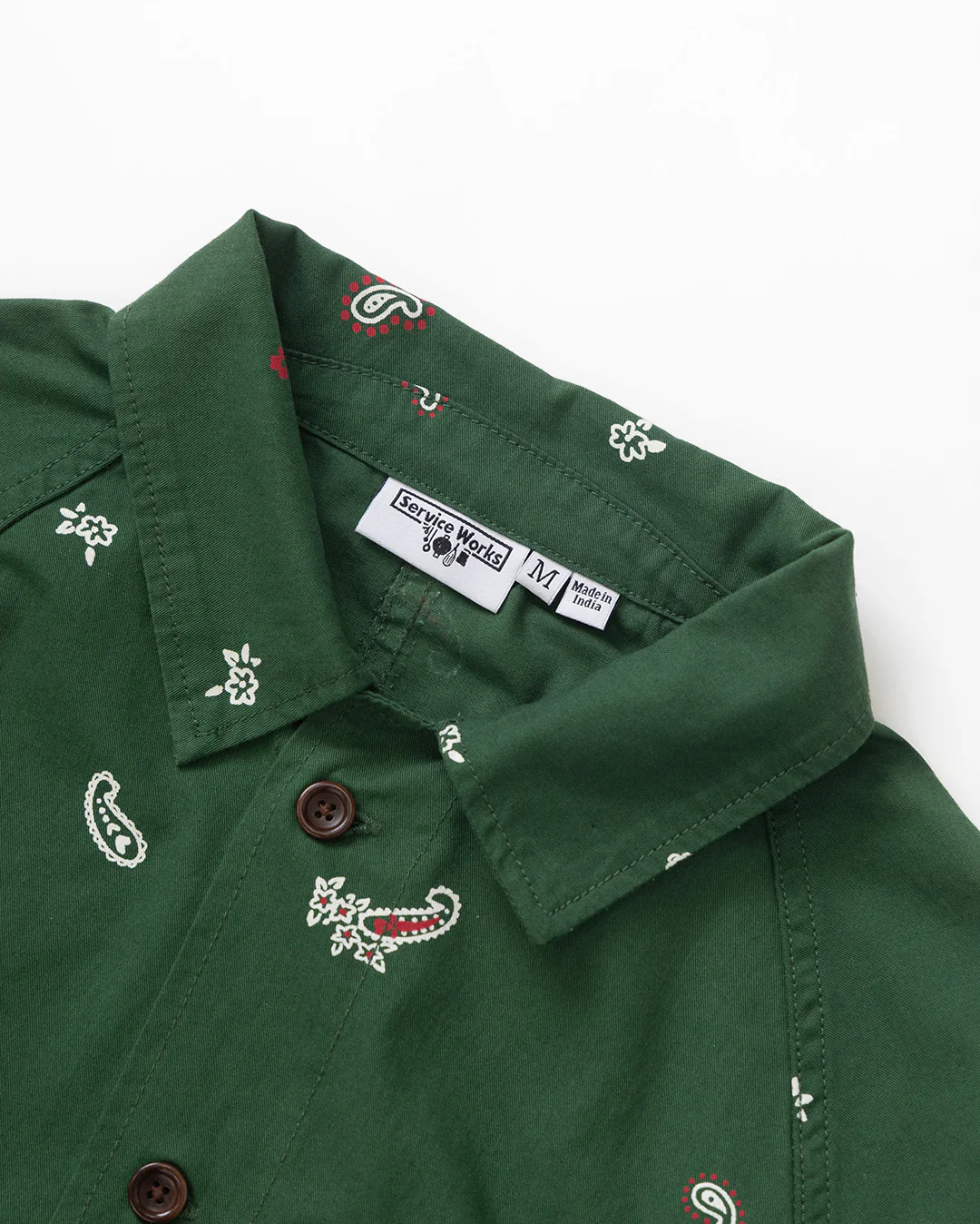 Paisley Front of House Jacket - Forest - Image 6